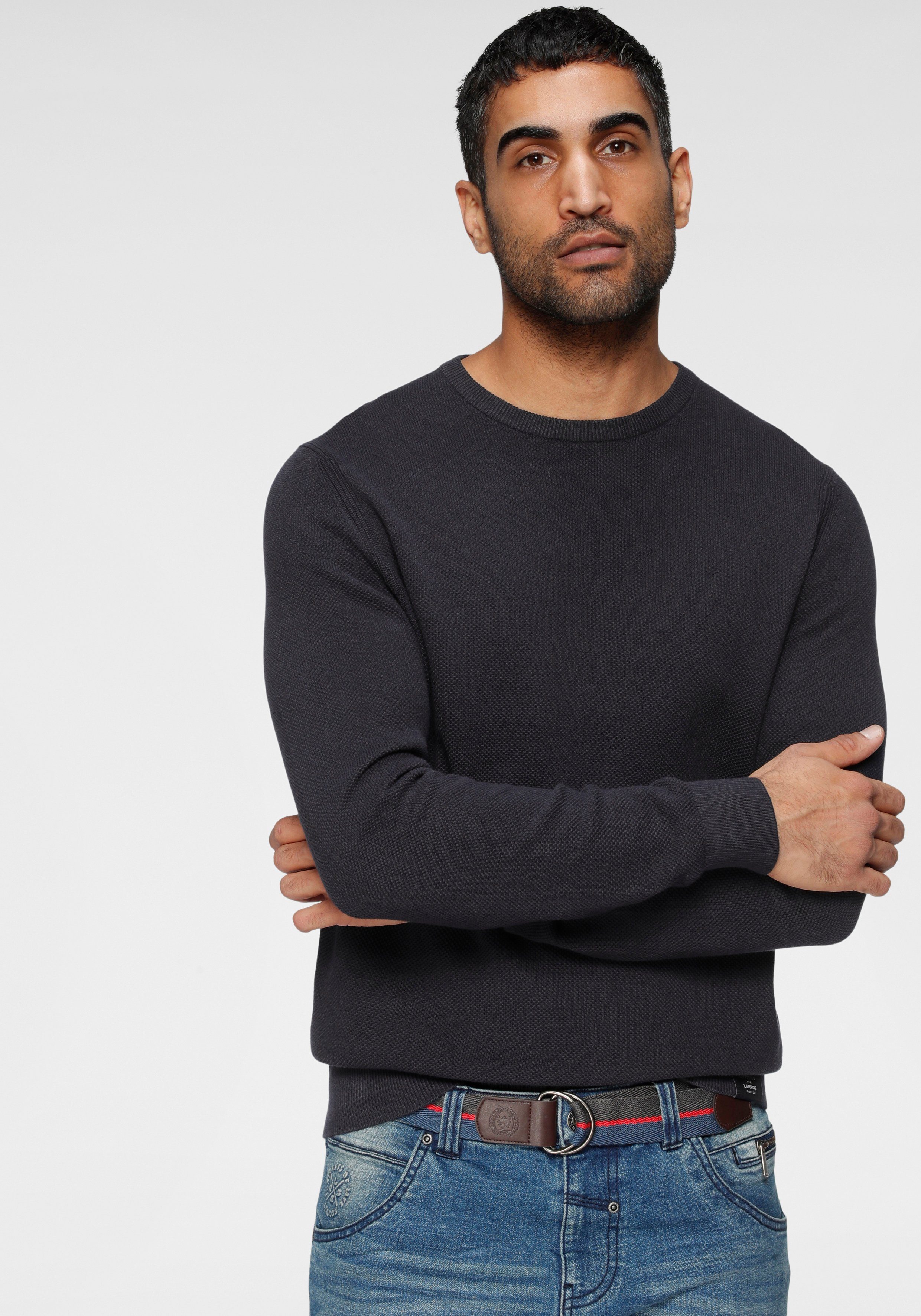 LERROS Strickpullover in klassischer Optik günstig online kaufen