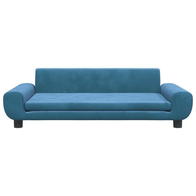 vidaXL Kindersofa Kindersofa Blau 100x54x33 cm Samt Kindercouch Kindermöbel günstig online kaufen