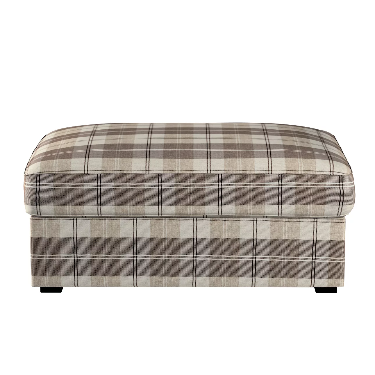 Bezug für Kivik Hocker, braun-beige, Bezug für Hocker Kivik, Edinburgh (115 günstig online kaufen