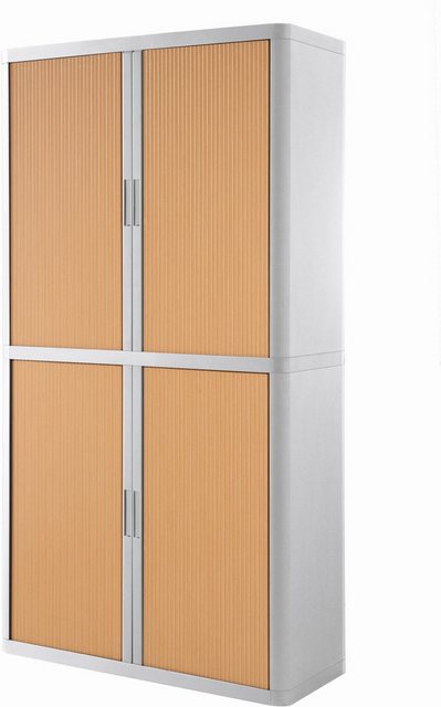 PAPERFLOW Aktenschrank Rollladenschrank easyoffice BxTxH 86x37,5x204cm weiß günstig online kaufen