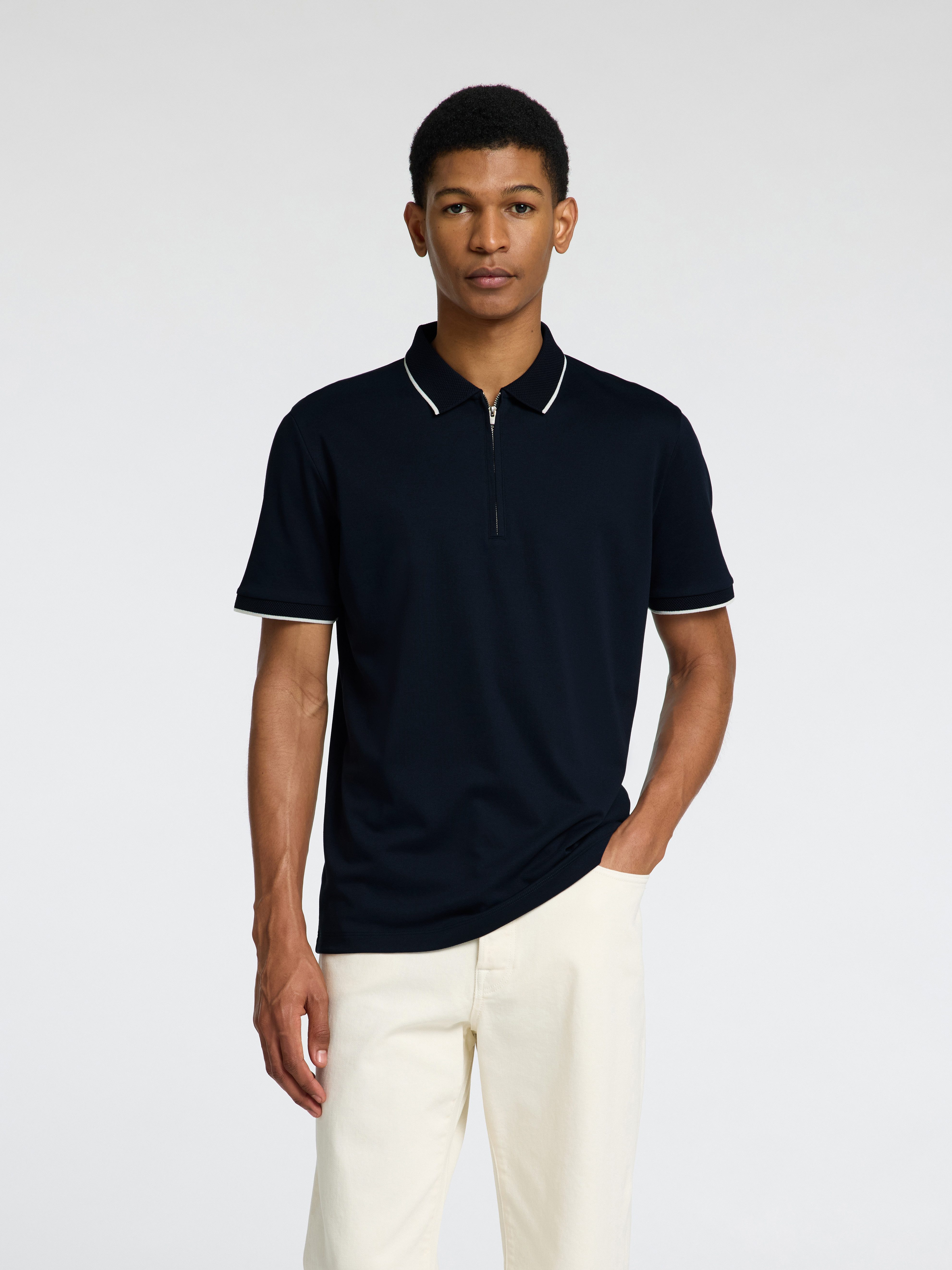 SELECTED HOMME Poloshirt SLHFAVE SPORT ZIP günstig online kaufen