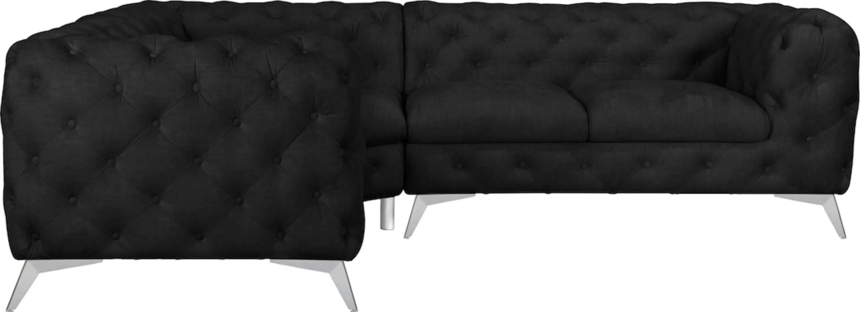 Leonique Chesterfield-Sofa "Glynis L-Form" günstig online kaufen