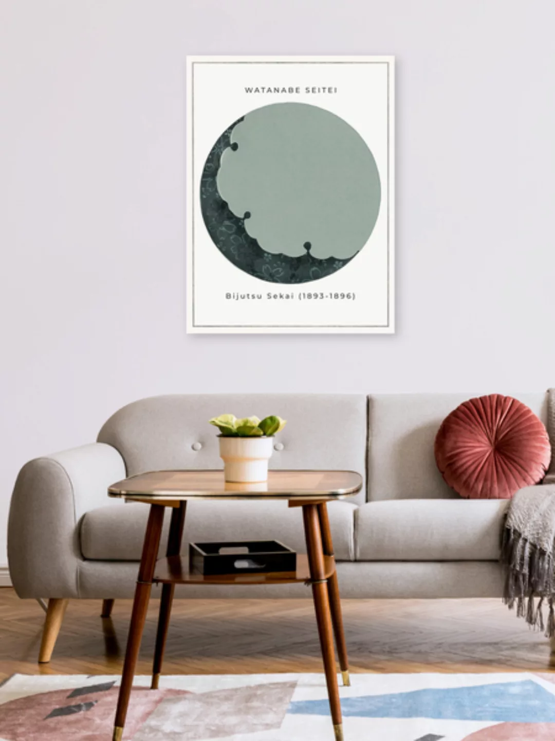 Poster / Leinwandbild - Mond Von Watanabe Seitei günstig online kaufen