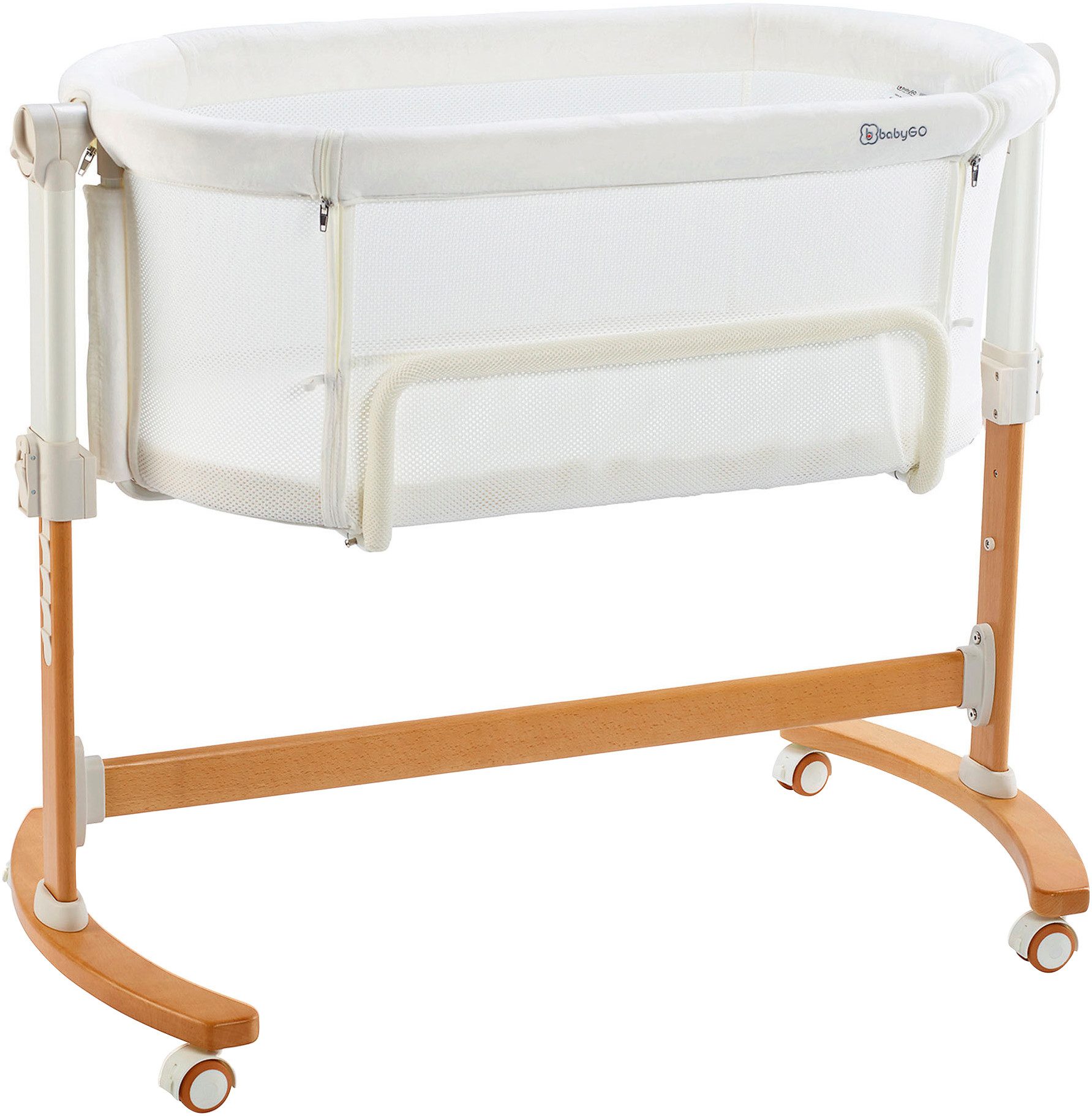 BabyGo Beistellbett Amila, beige white, mit günstig online kaufen