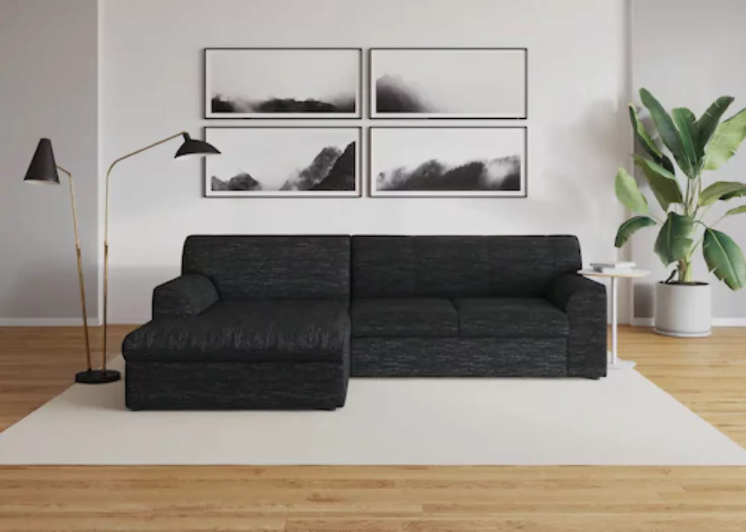 DOMO collection Ecksofa »Topper L-Form«, mit Recamiere, wahlweise mit Schla günstig online kaufen