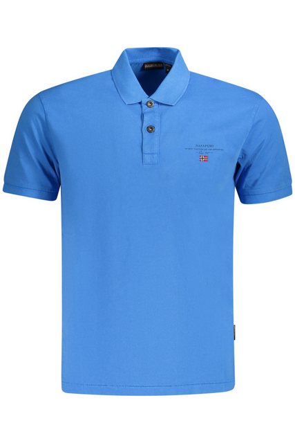 Napapijri Poloshirt Poloshirt Herren Blau: Stilvolles Kurzarm-Design günstig online kaufen