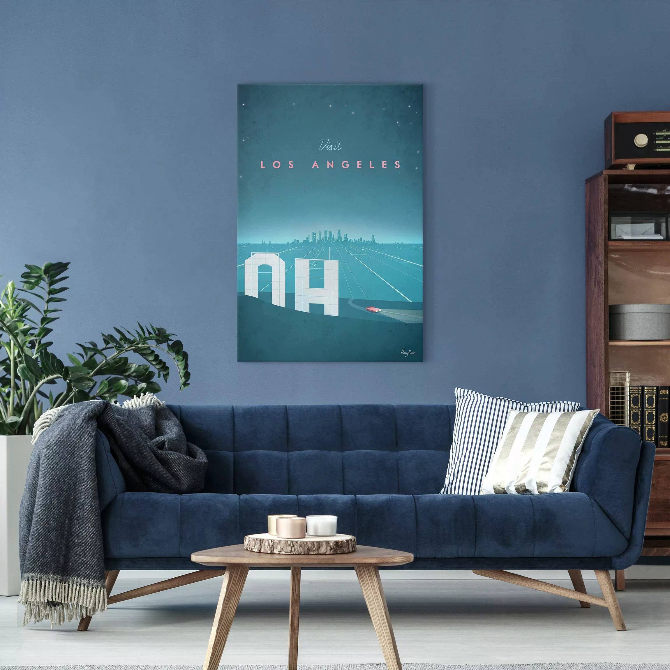 Leinwandbild Reiseposter - Los Angeles günstig online kaufen