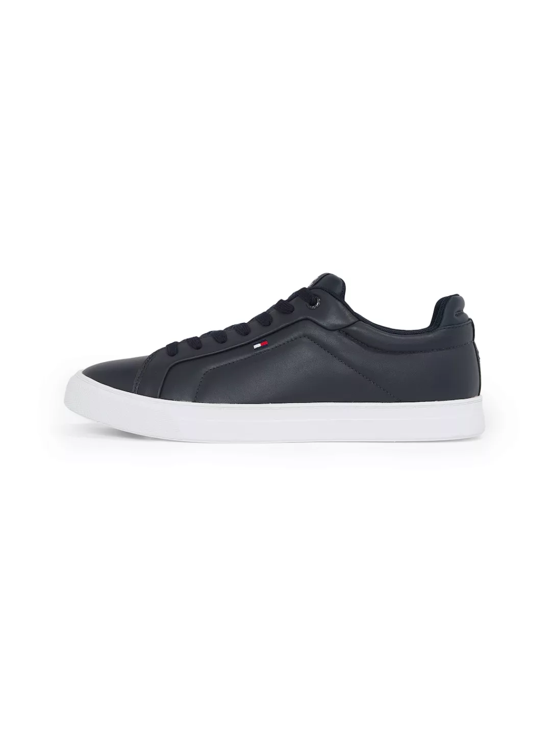 Tommy Hilfiger Plateausneaker "ICON COURT LTH FLAG ESS", Freizeitschuh, Hal günstig online kaufen