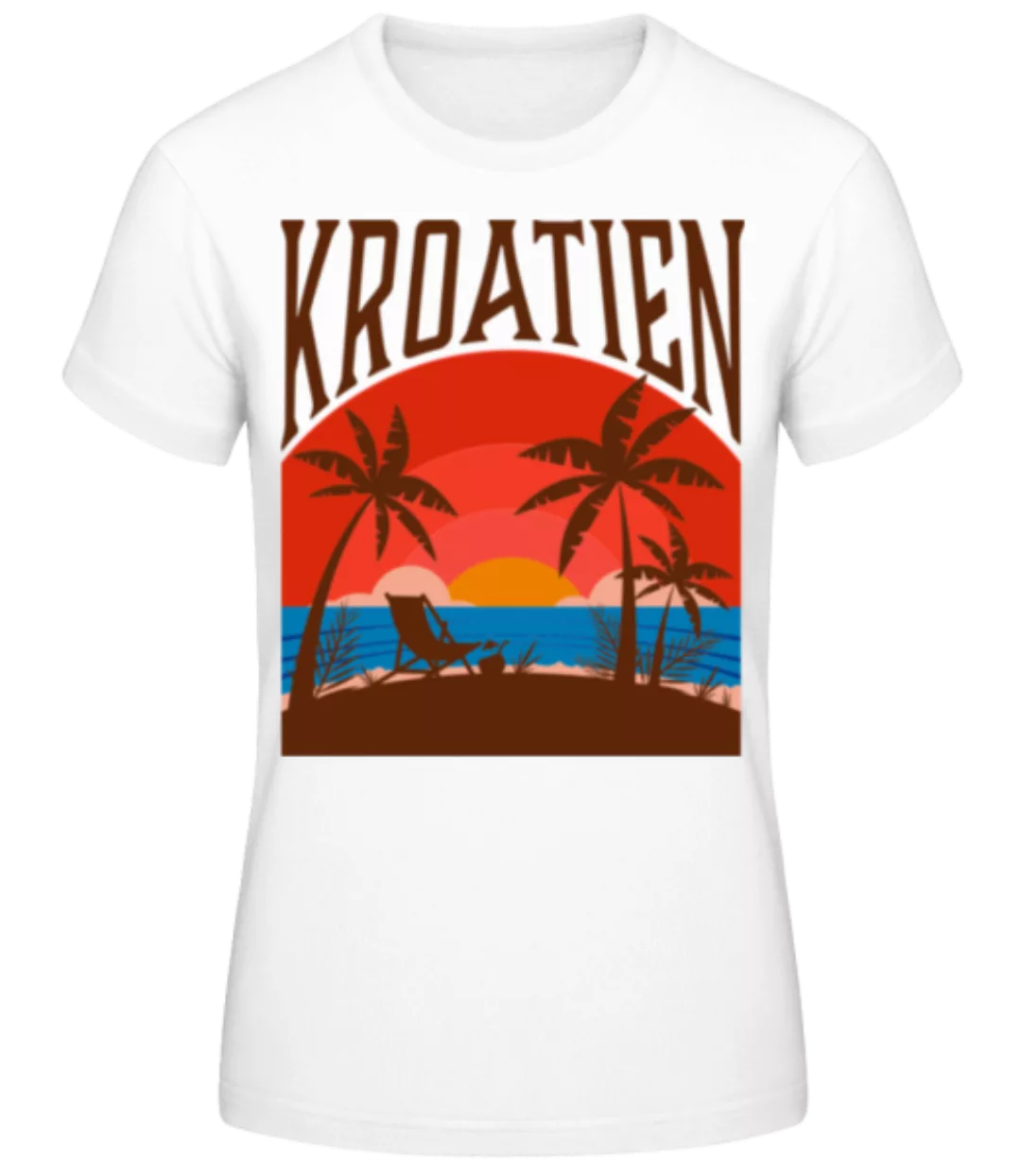 Kroatien · Frauen Basic T-Shirt günstig online kaufen