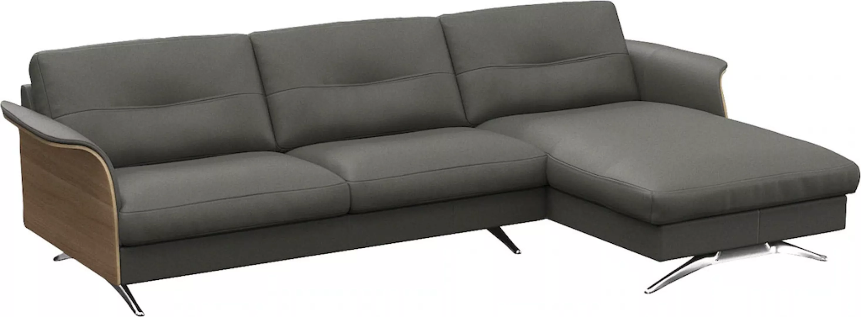 FLEXLUX Ecksofa "Glow, super bequem durch hochwertigem Sitzaufbau mit Feder günstig online kaufen