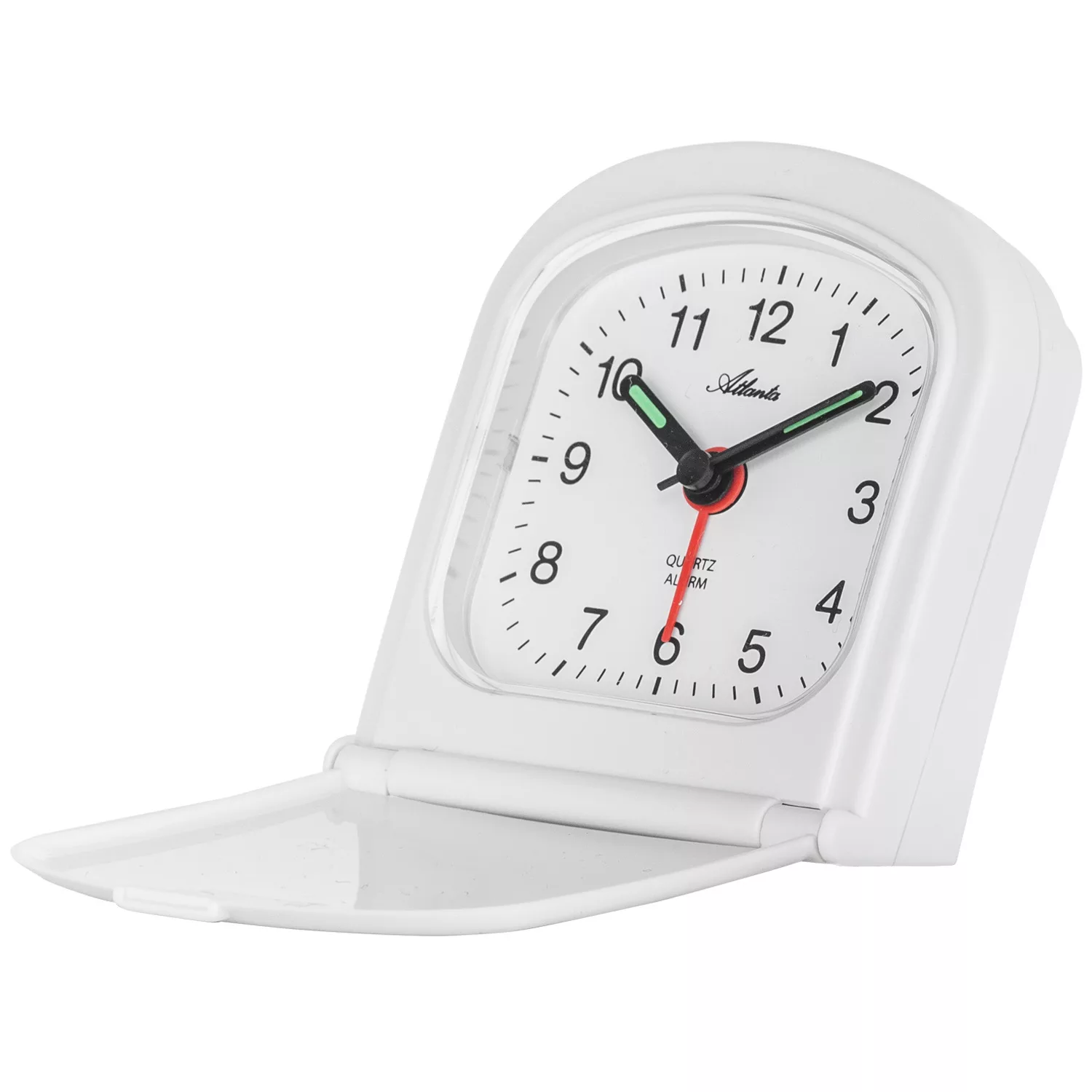 Atlanta 1267/0 Wecker Reisewecker Klappwecker Quarz Analog Weiß günstig online kaufen