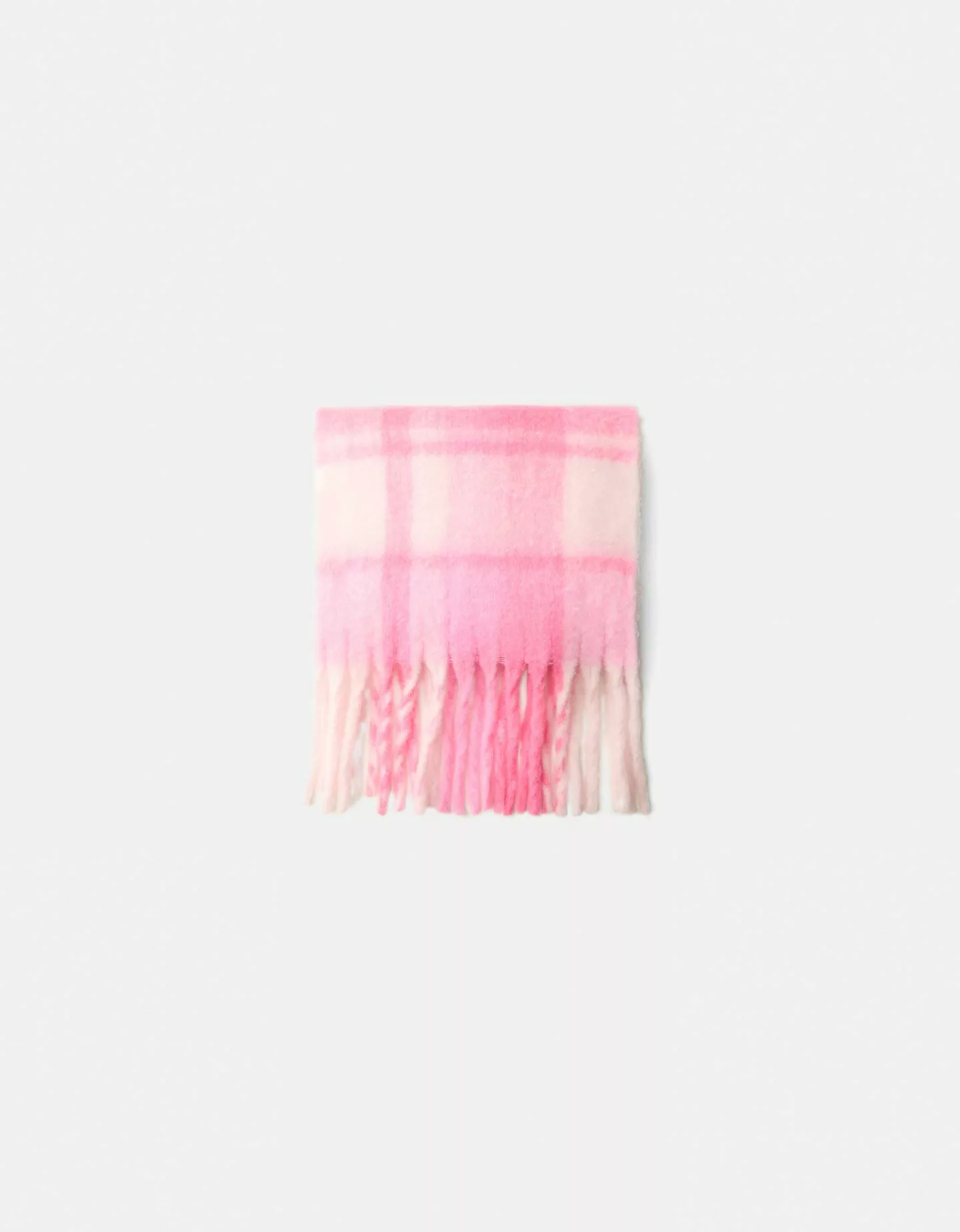 Bershka Karierter Schal Damen Rosa günstig online kaufen