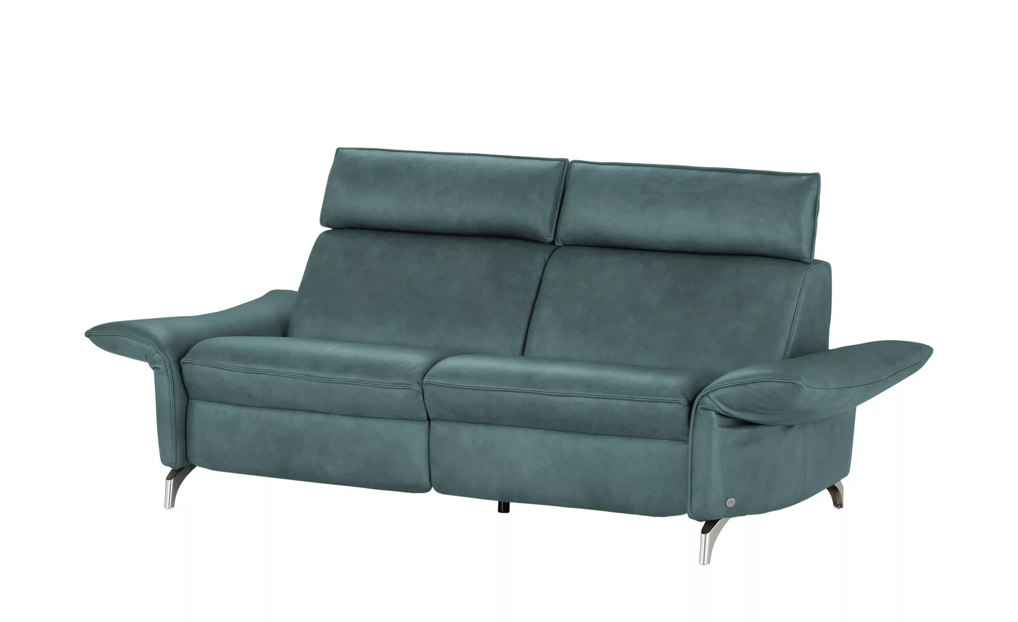 himolla Einzelsofa aus Echtleder 1926 ¦ blau ¦ Maße (cm): B: 194 H: 94 T: 9 günstig online kaufen