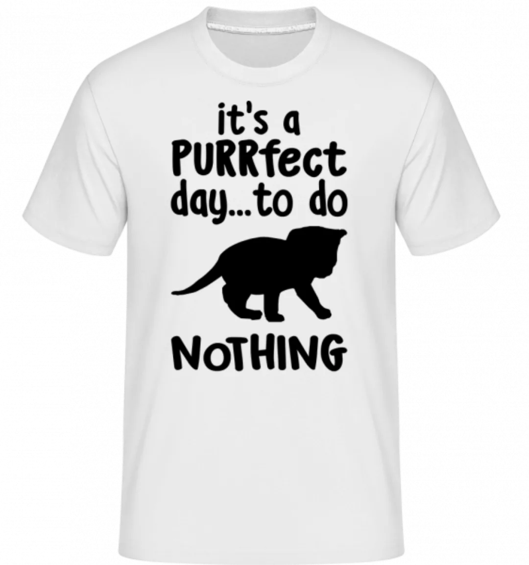 It's A Purrfect Day · Shirtinator Männer T-Shirt günstig online kaufen