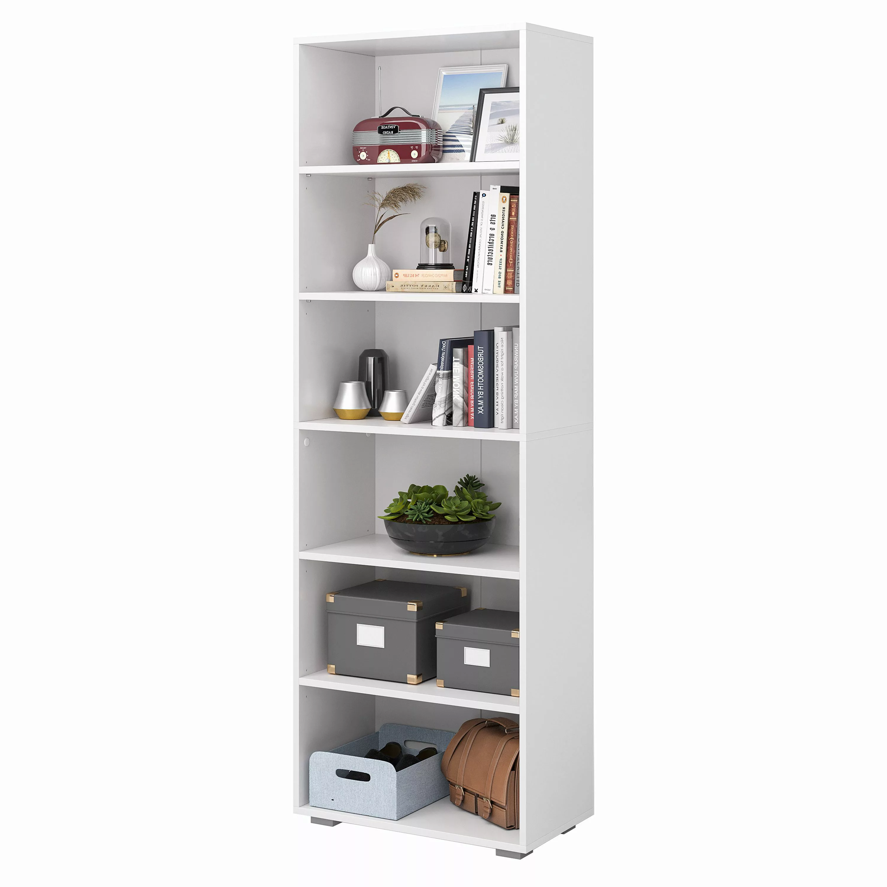 Bellamio Bücherregal Apol, Standregal, 6 Ablagefächer, günstig online kaufen
