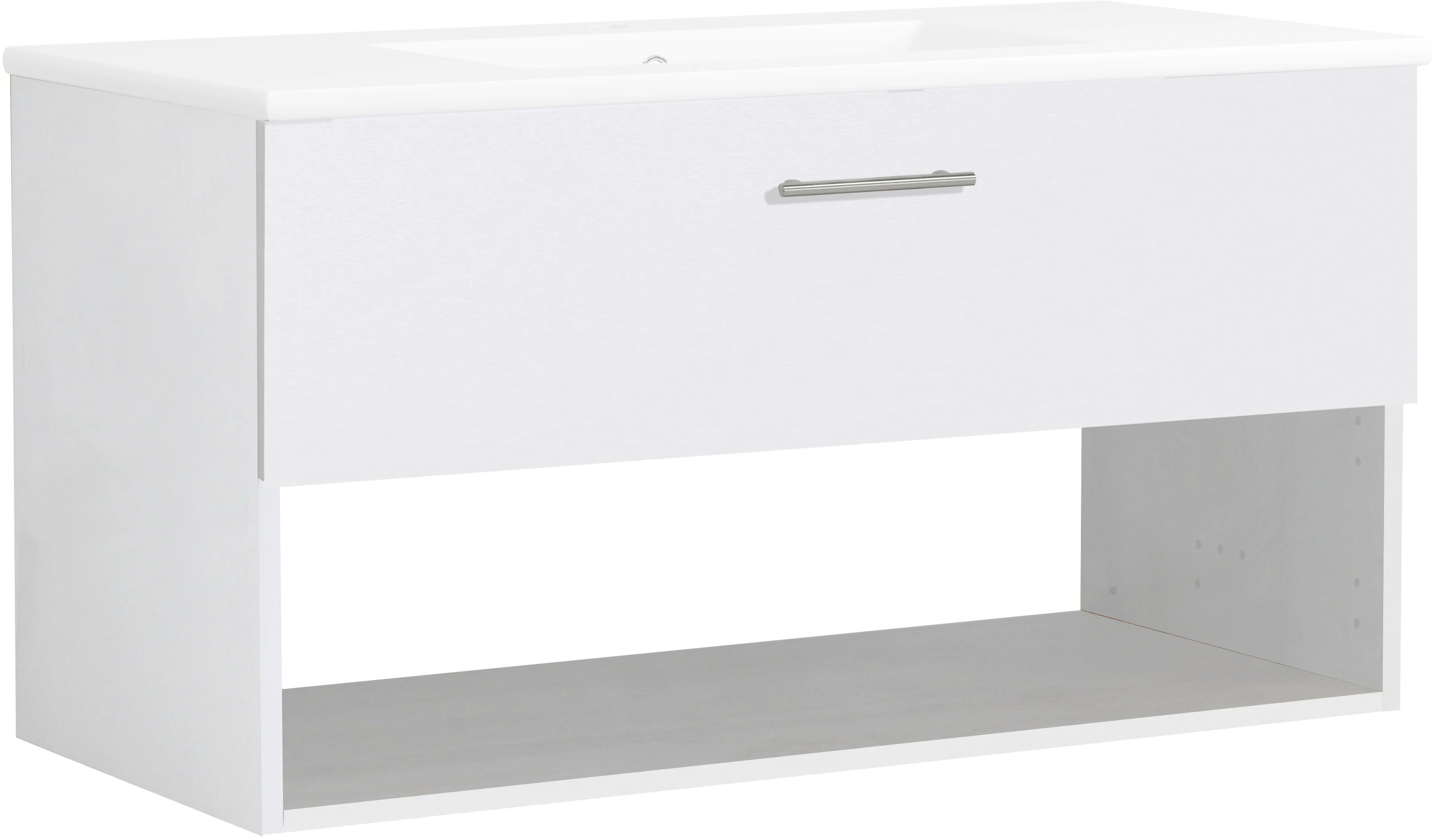 welltime Waschtisch "Trento Light mit Keramik-Auflagebecken", 1 Auzug und 1 günstig online kaufen