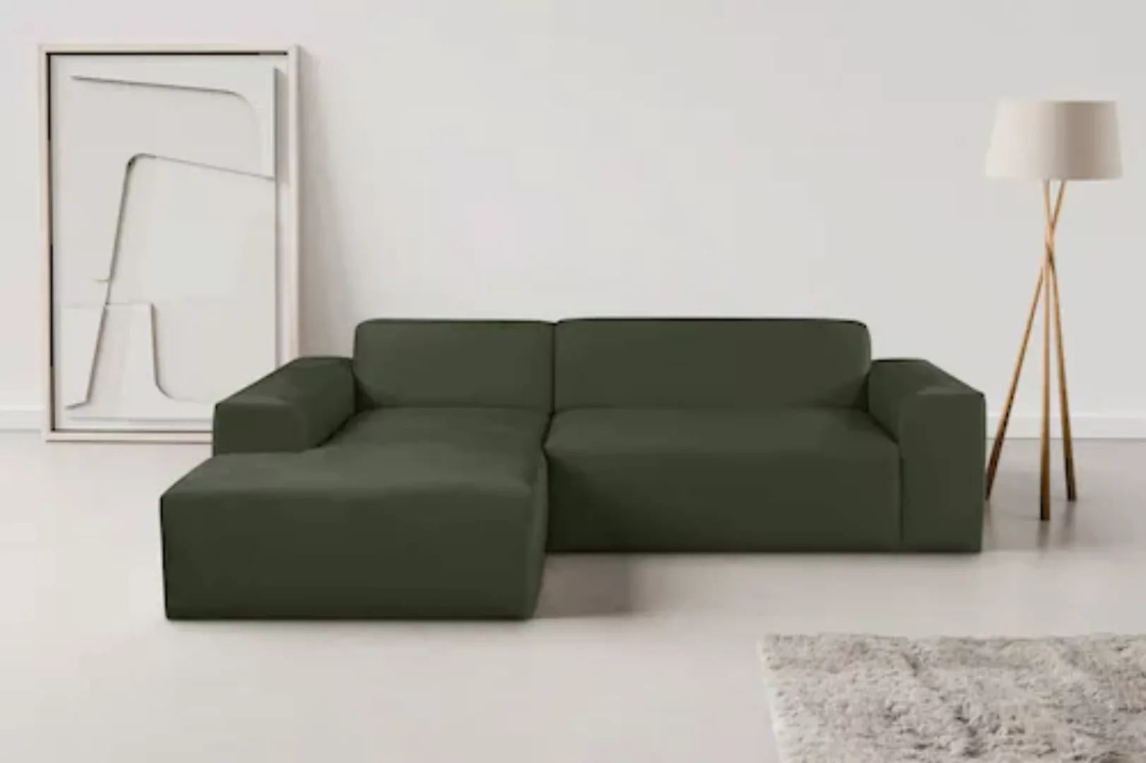 INOSIGN Ecksofa "Zeus-L", Curvy Trend Ecksofa mit urbaner Optik günstig online kaufen