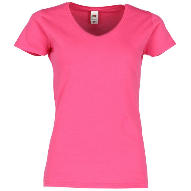 Fruit of the Loom V-Shirt Ladies Iconic 150 V-Neck T-Shirt günstig online kaufen