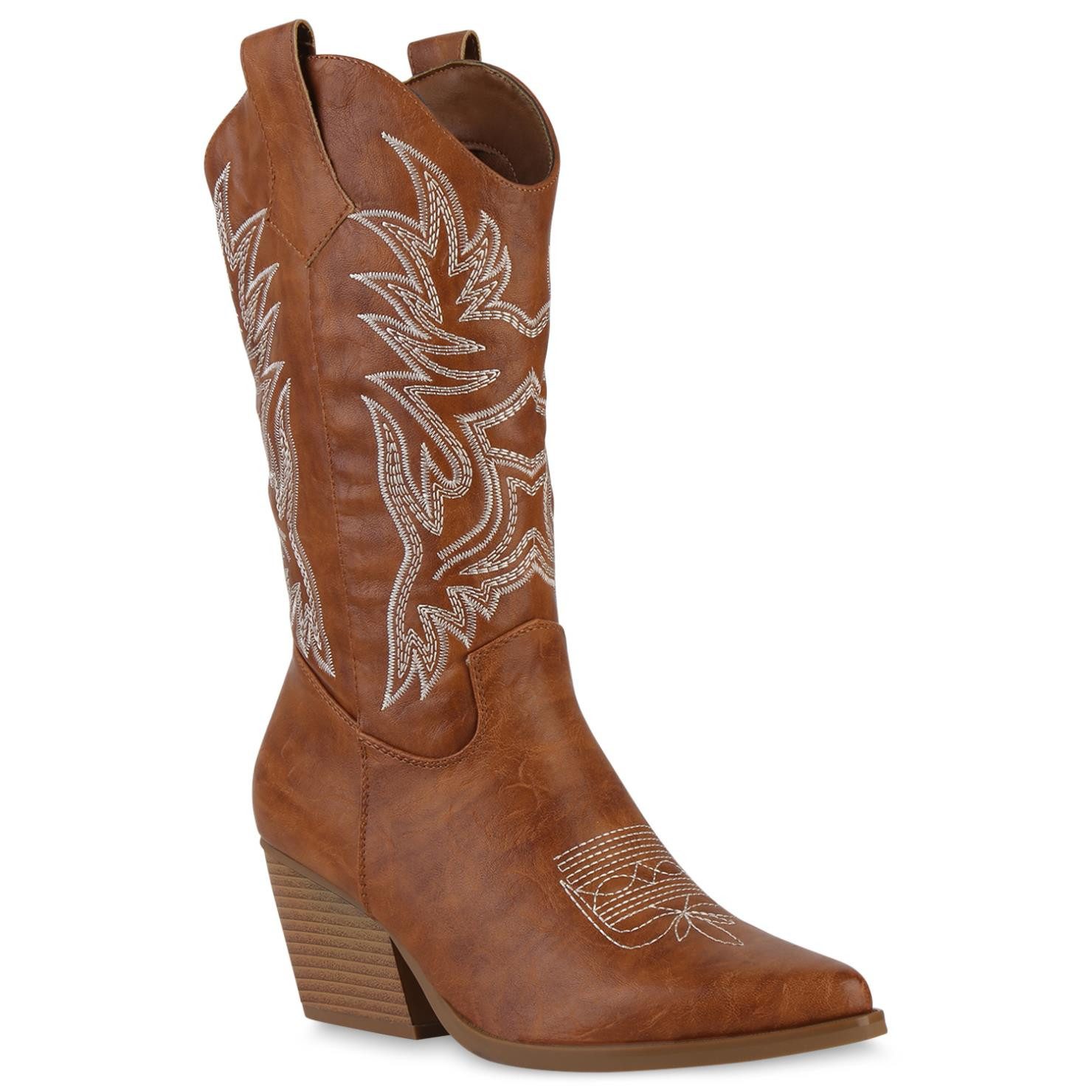 VAN HILL 840142 Cowboystiefel Schuhe günstig online kaufen