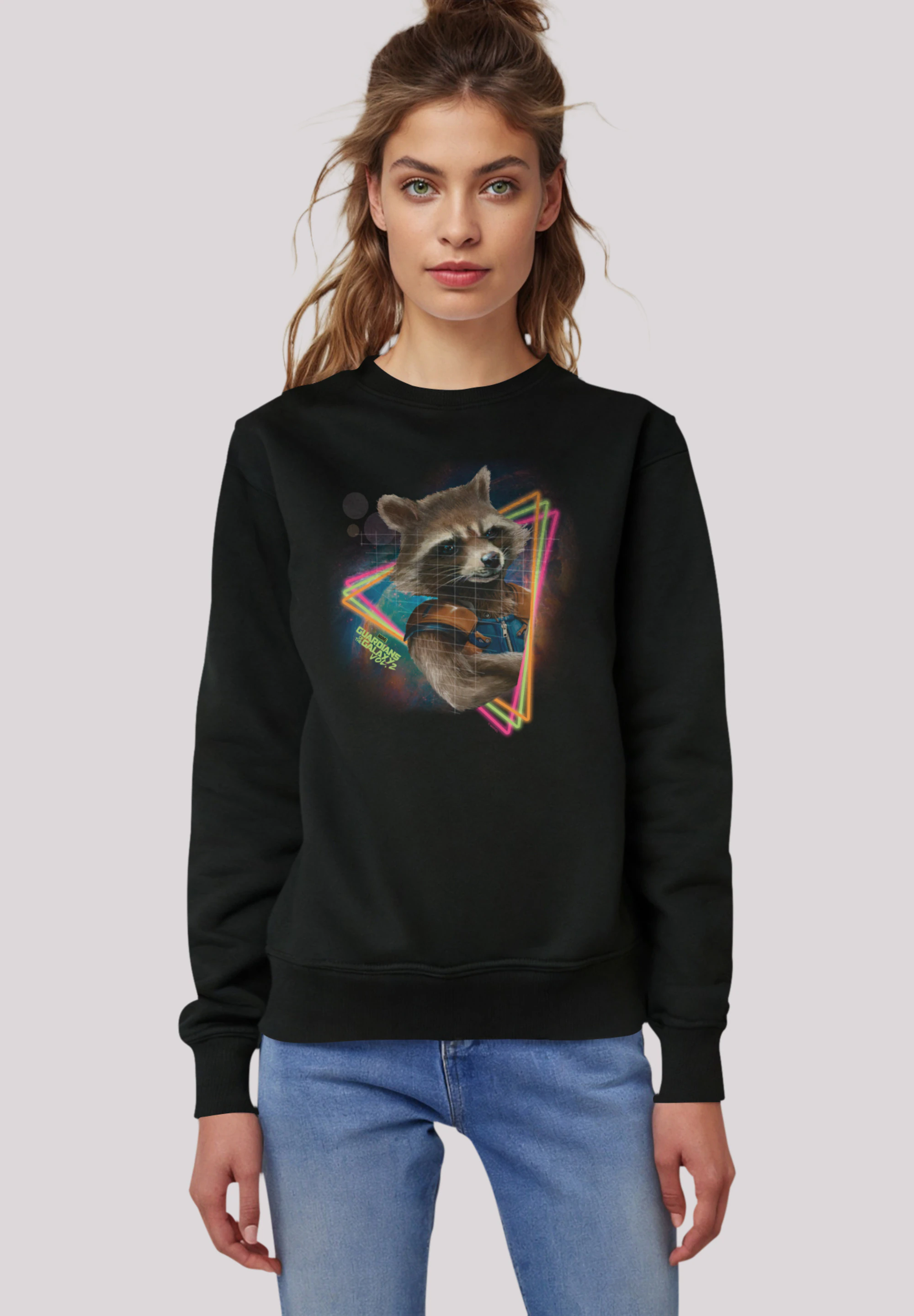 F4NT4STIC Sweatshirt "Marvel Guardians of the Galaxy Neon Rocket", Premium günstig online kaufen