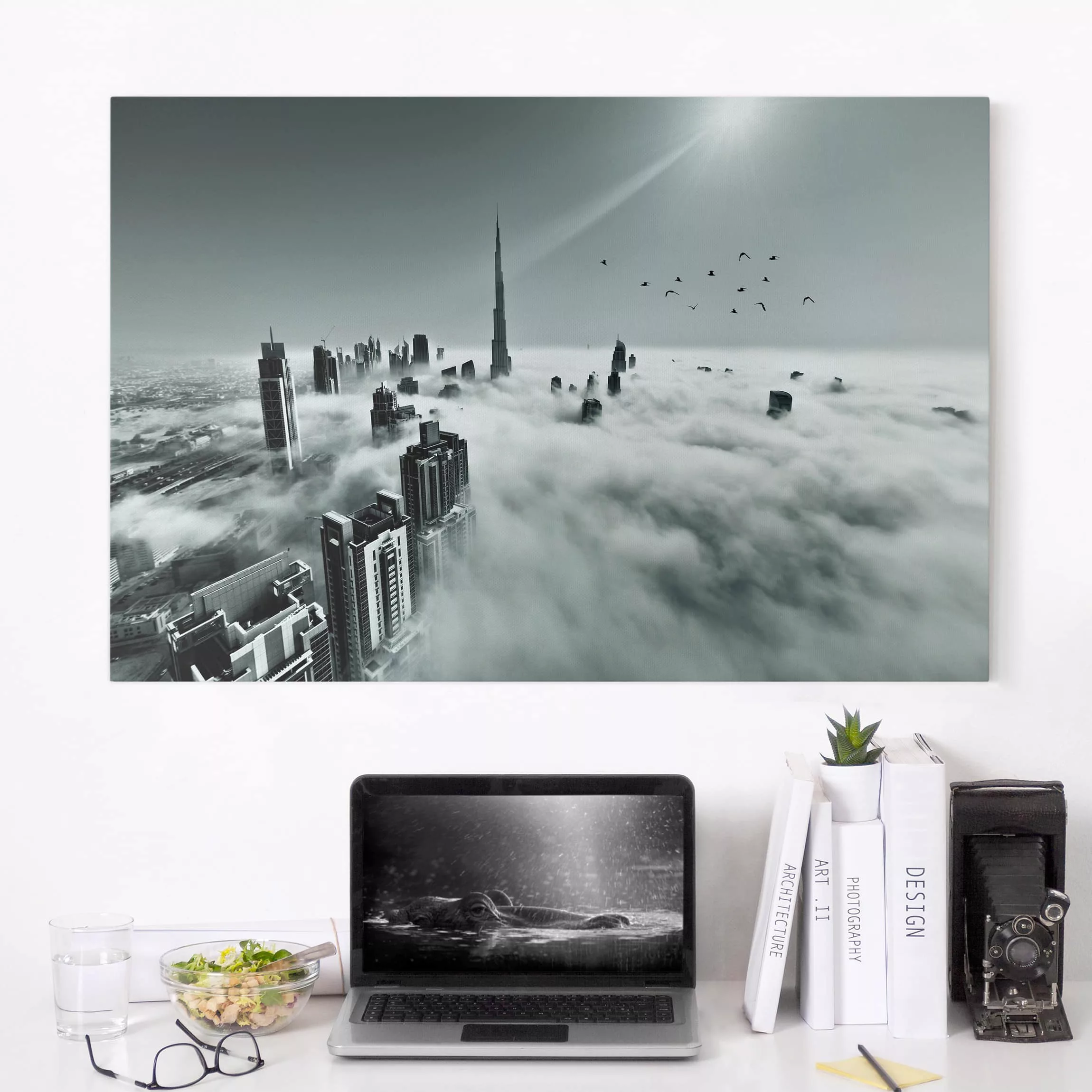 Leinwandbild Architektur & Skyline - Querformat Up and Above günstig online kaufen