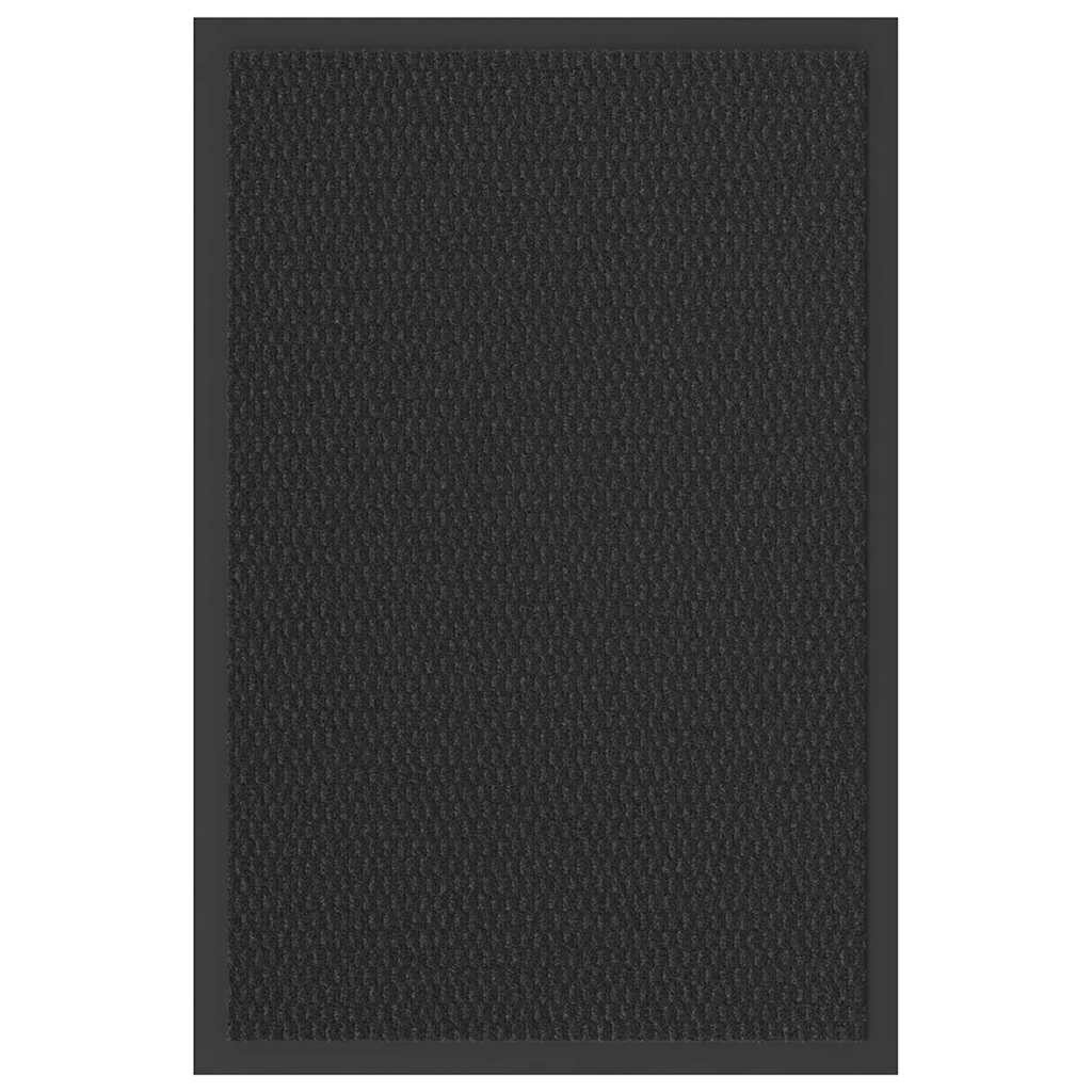 vidaXL Fußmatte Fußmatte Schwarz 40x60 cm, günstig online kaufen
