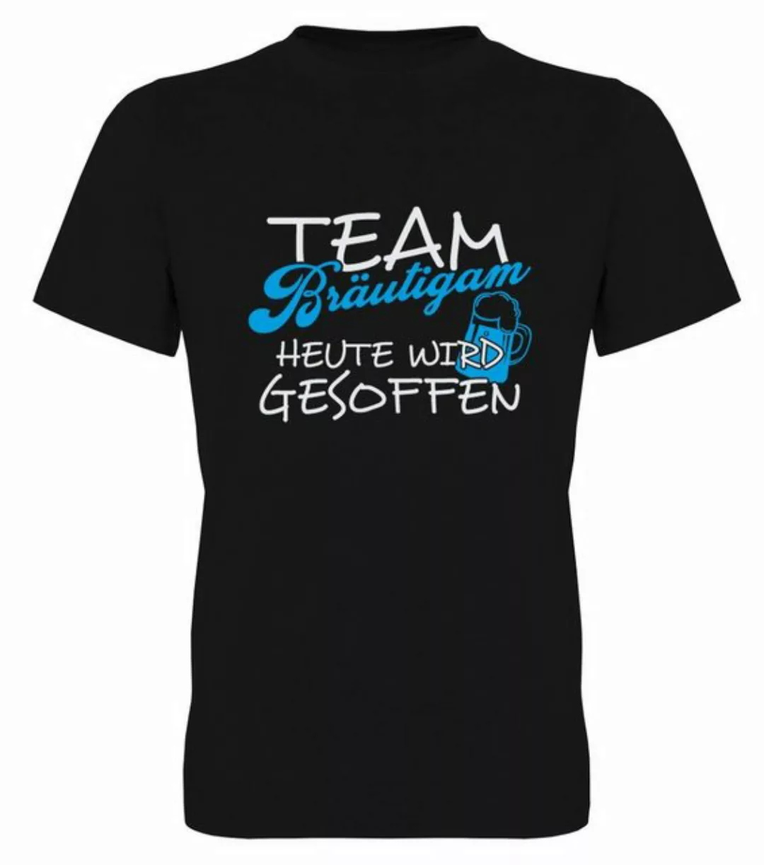 G-graphics T-Shirt Herren T-Shirt - Team Bräutigam – Heute wird gesoffen JG günstig online kaufen