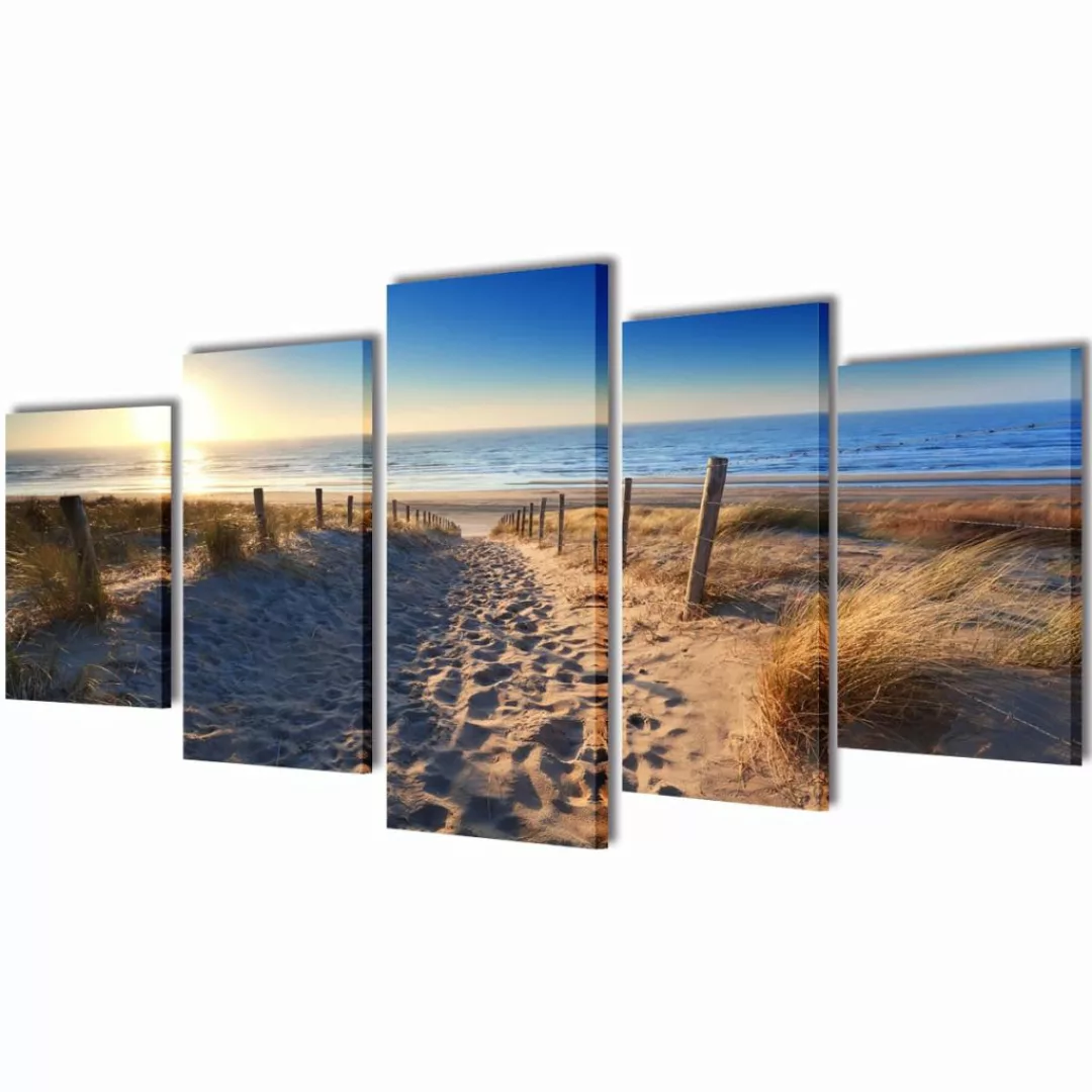 Bilder Dekoration Set Strand 100 X 50 Cm günstig online kaufen