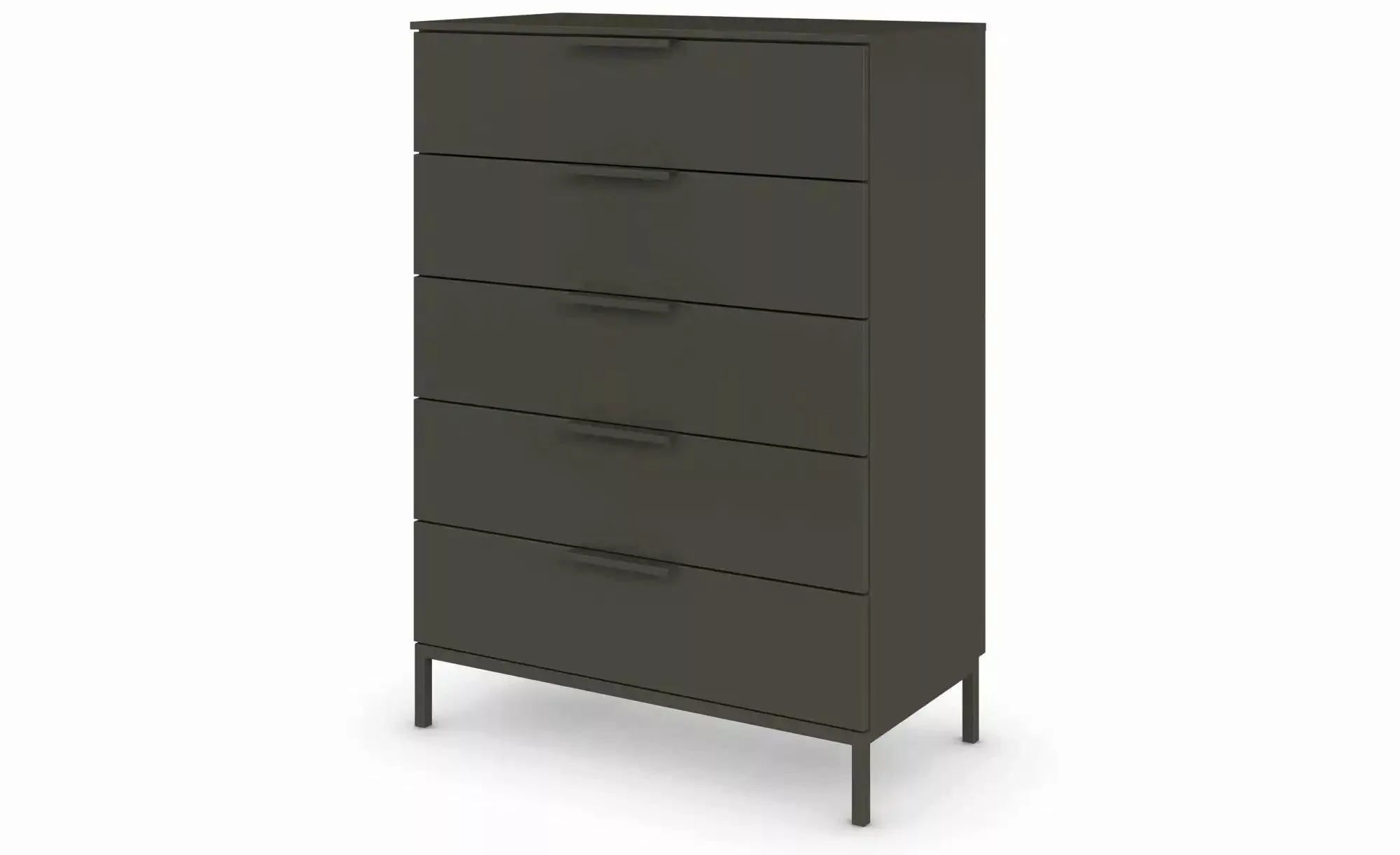 Kommode ¦ schwarz ¦ Maße (cm): B: 80 H: 111 Kommoden & Sideboards > Kommode günstig online kaufen