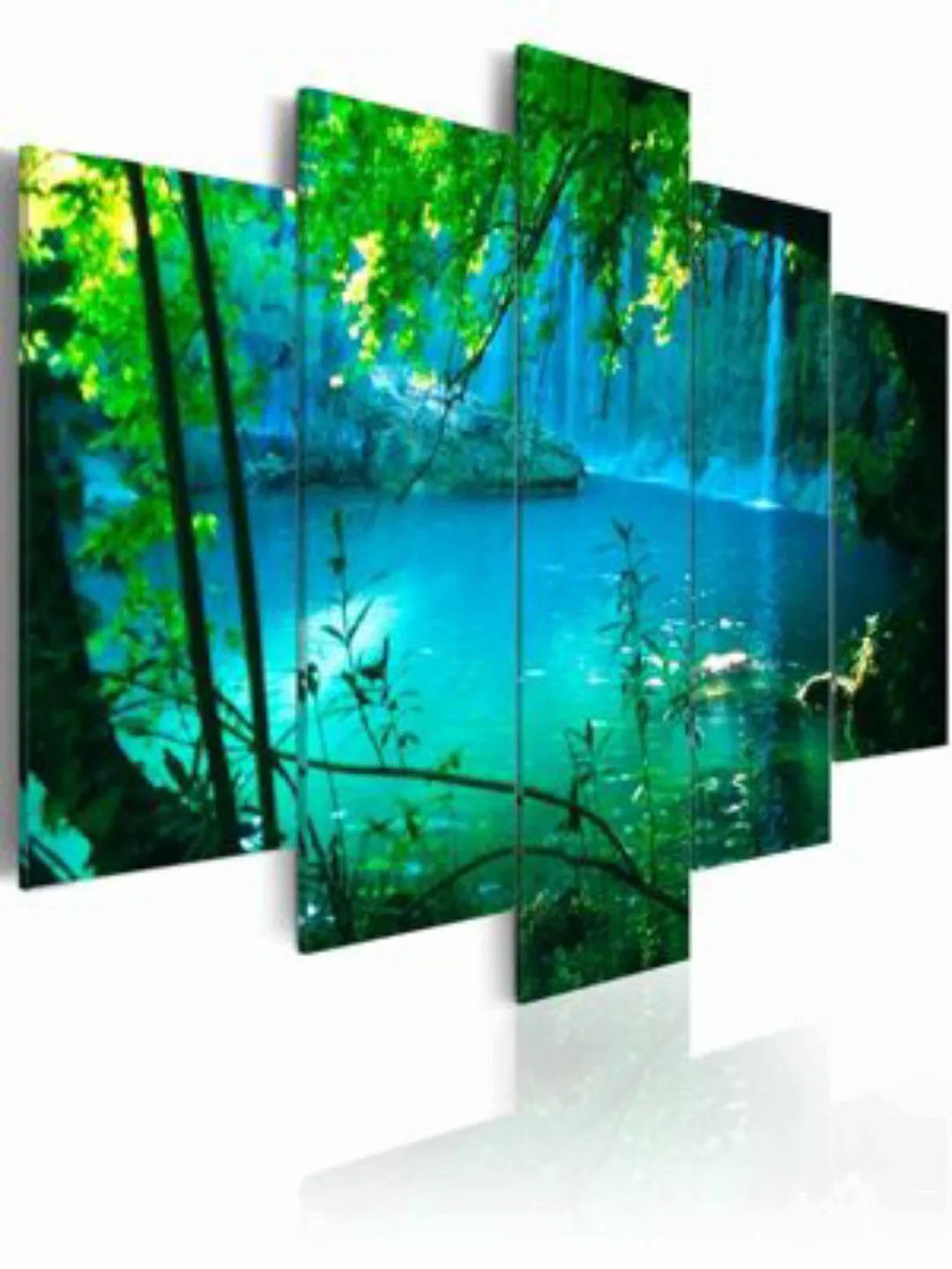 artgeist Wandbild Turquoise seclusion grün-kombi Gr. 200 x 100 günstig online kaufen