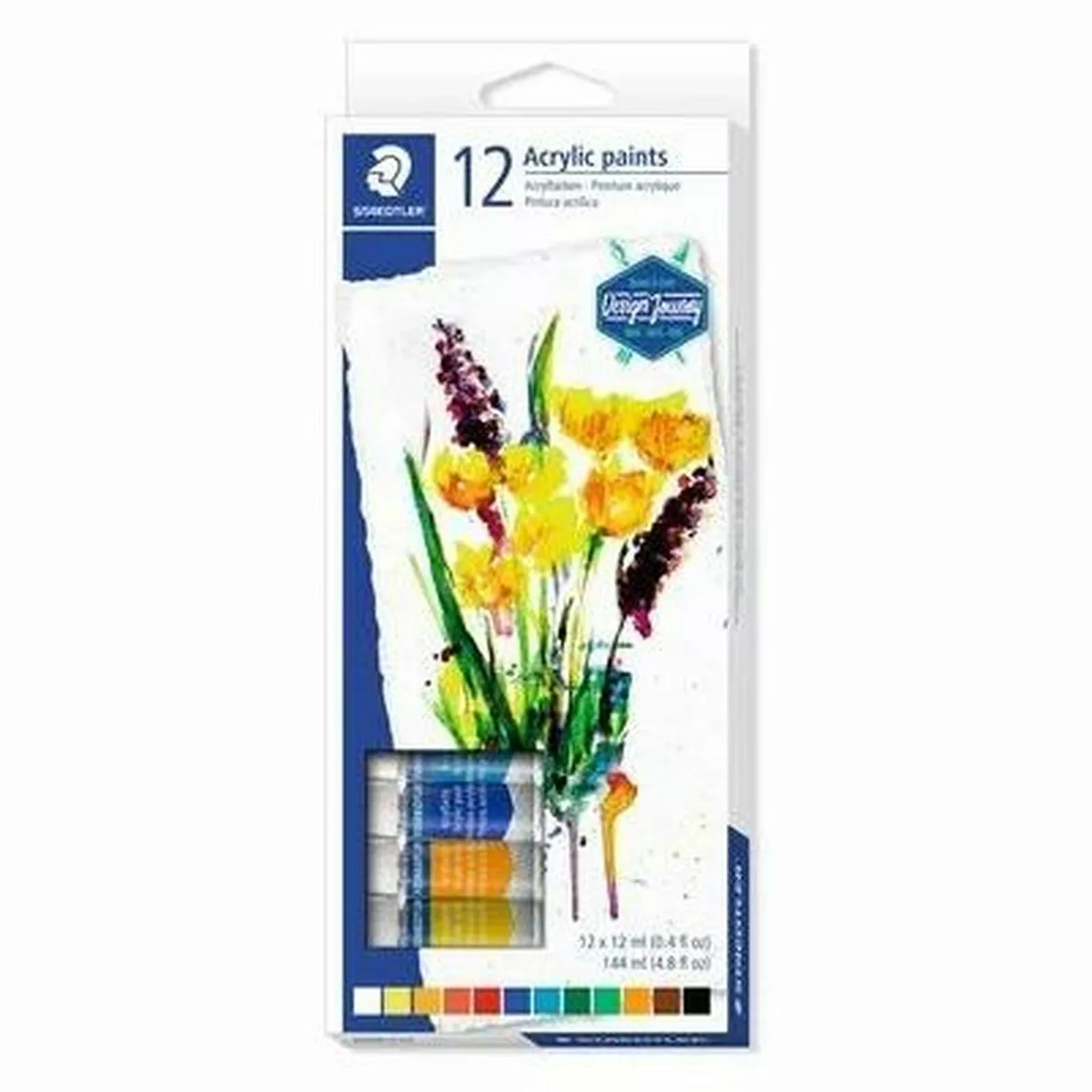 Acryl-gemälde Staedtler Satz 12 Ml (6 Stück) günstig online kaufen