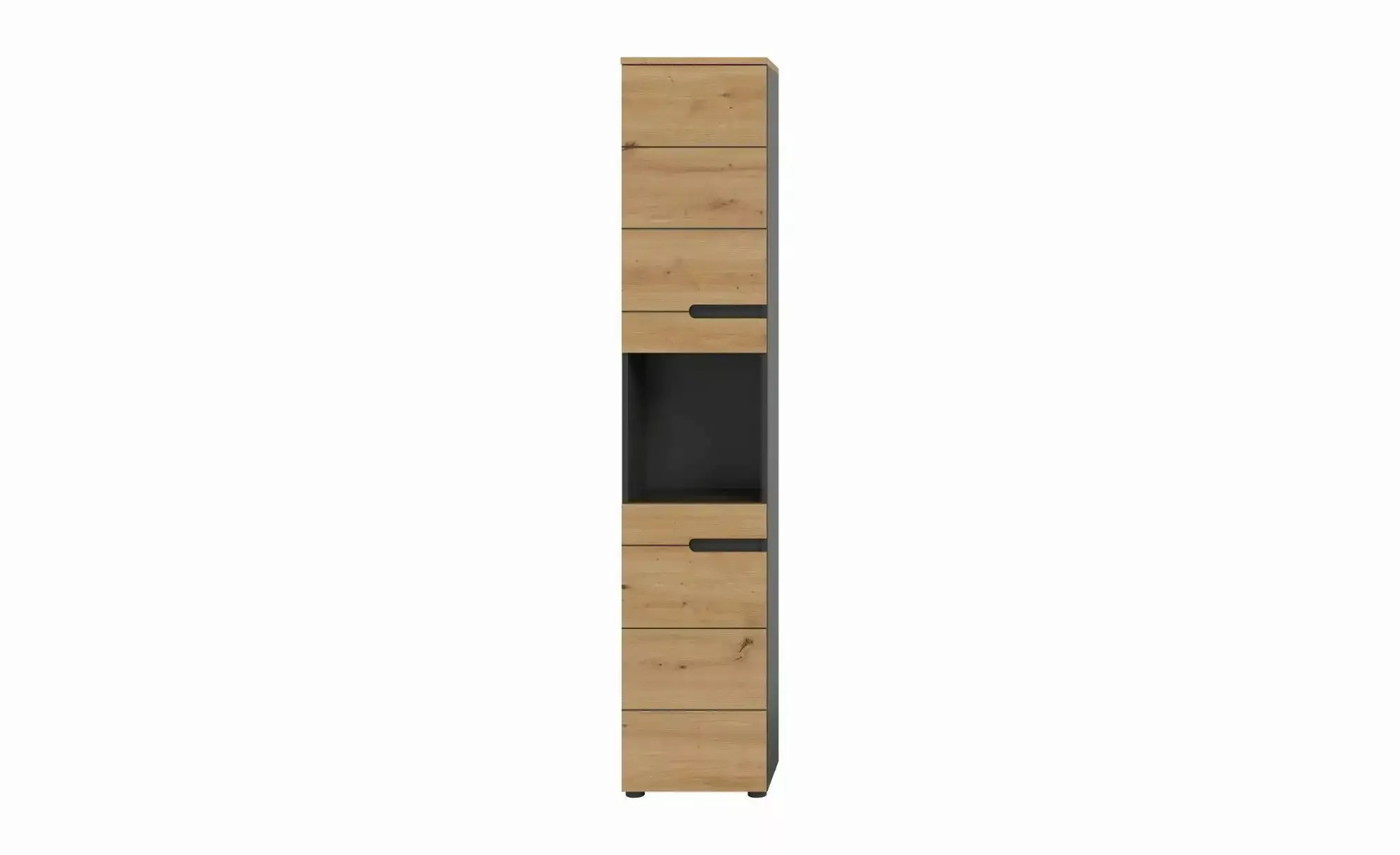 xonox.home Hochschrank Artisan Nachbildung/Basalt grau B/H/T: 38x193x34 cm günstig online kaufen