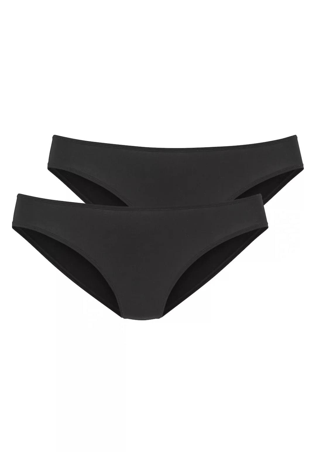 LASCANA Jazz-Pants Slips, (2er-Pack), aus weicher Microfaser günstig online kaufen