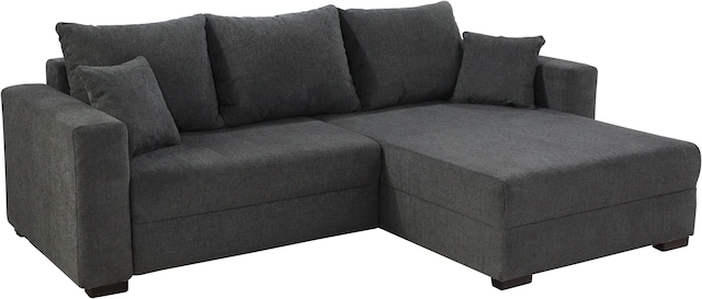 Jockenhöfer Gruppe Ecksofa »Saalbach, L-Form, Breite 261cm«, inkl. Bettfunk günstig online kaufen