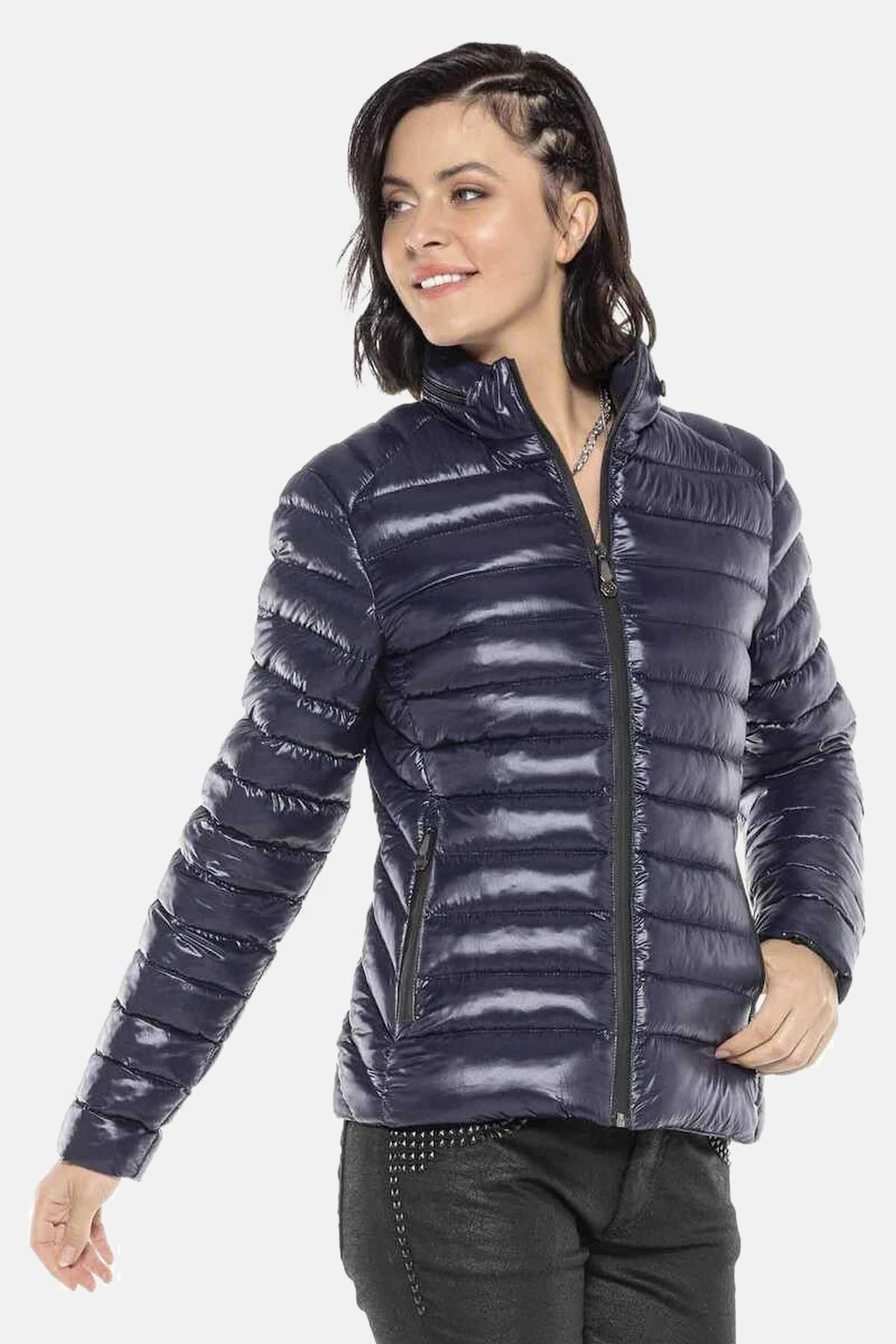 Cipo & Baxx Winterjacke "Steppjacke in tollem Design", ohne Kapuze, mit Mar günstig online kaufen