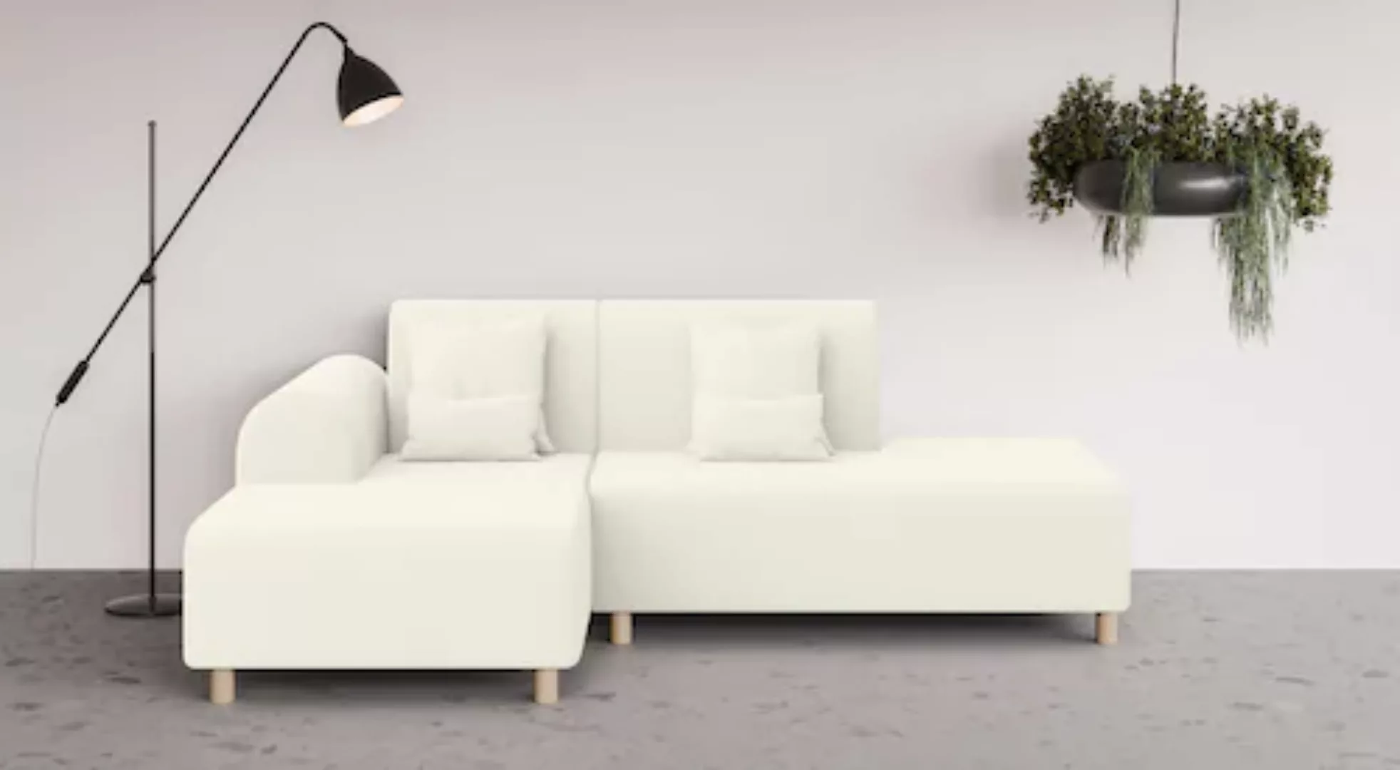 INOSIGN Ecksofa »Suyala«, L-Form mit Hocker günstig online kaufen