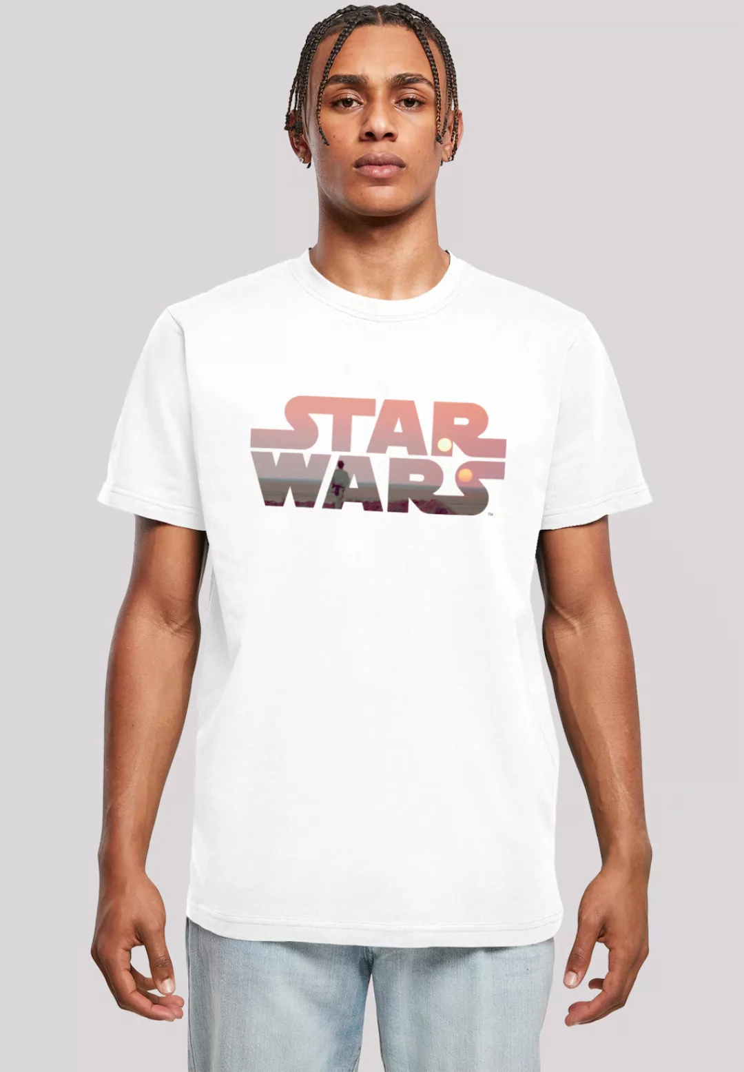 F4NT4STIC T-Shirt "Star Wars Tatooine Logo", Print günstig online kaufen