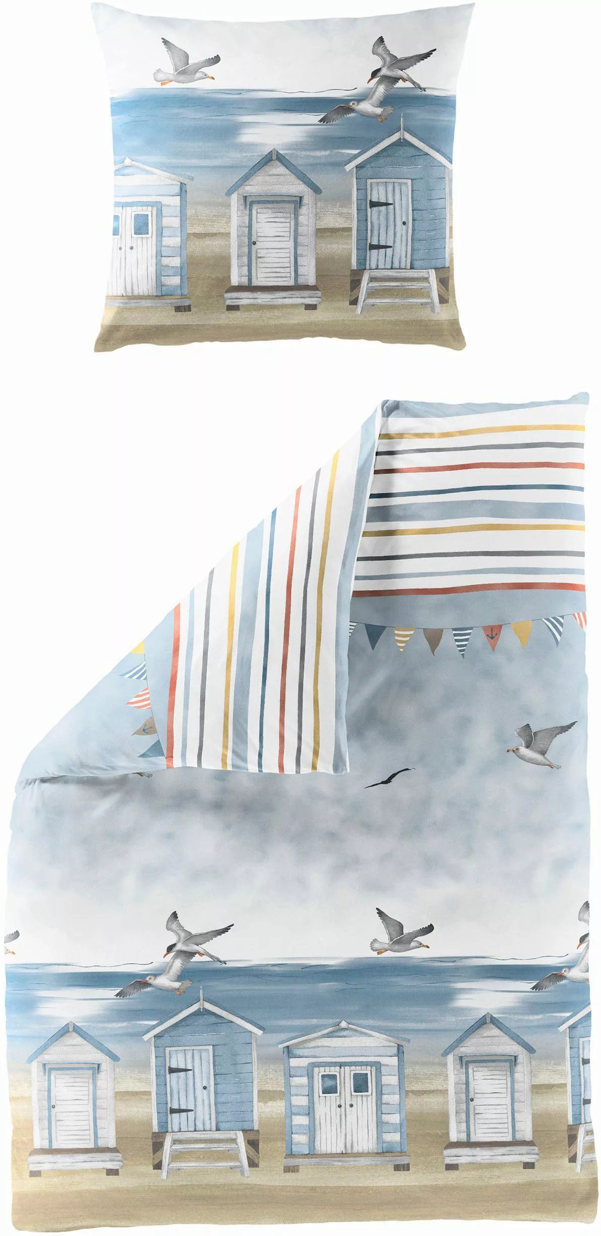 BIERBAUM Bettwäsche 4083, Seersucker, 2 teilig, günstig online kaufen