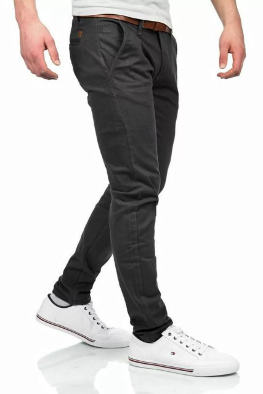 Maurelio Modriano Straight-Jeans mit Stretchanteil und inklusive Kunstleder günstig online kaufen