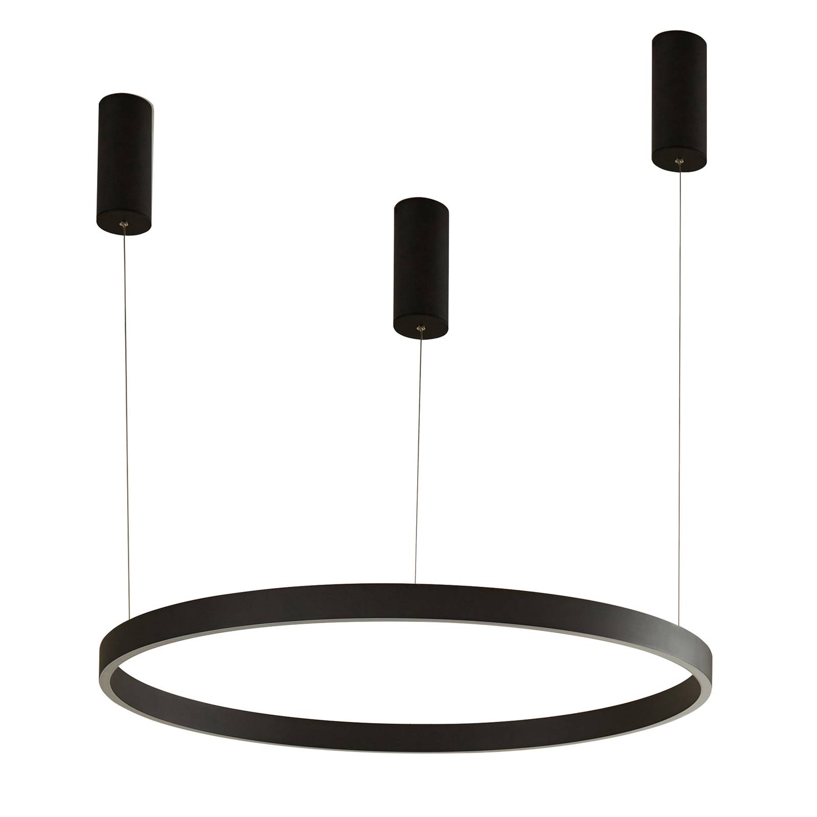 Arcchio Answin LED-Hängeleuchte 70,4 W schwarz günstig online kaufen