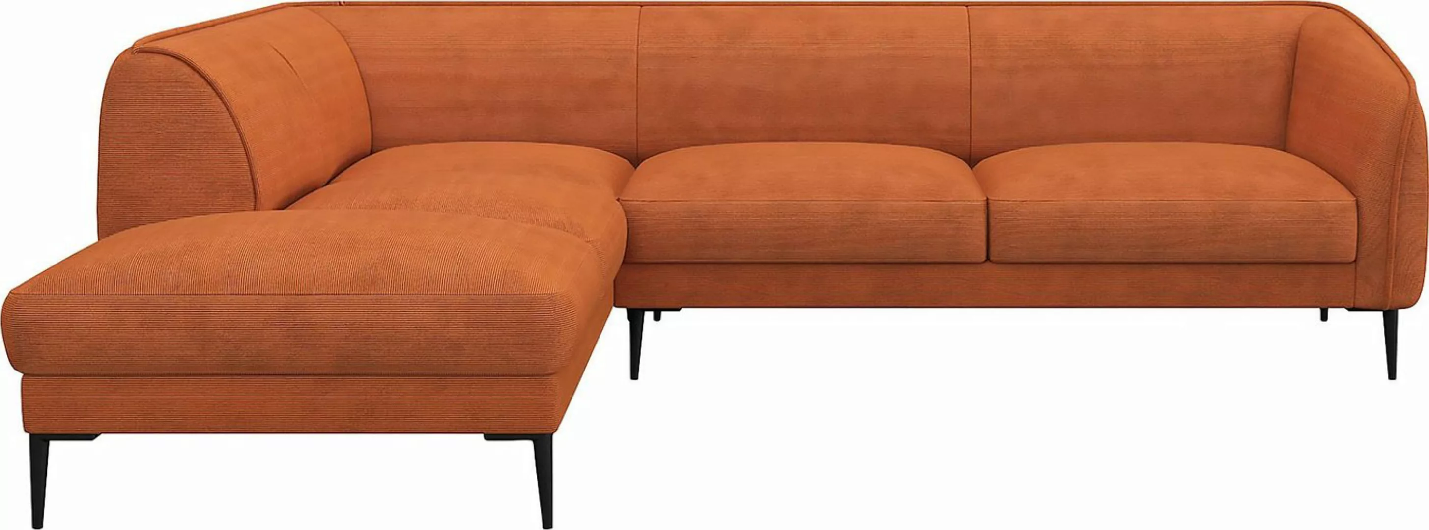 FLEXLUX Ecksofa Belle Designsofa, L-Form, B/T 268/209 cm, Skandinavisches D günstig online kaufen