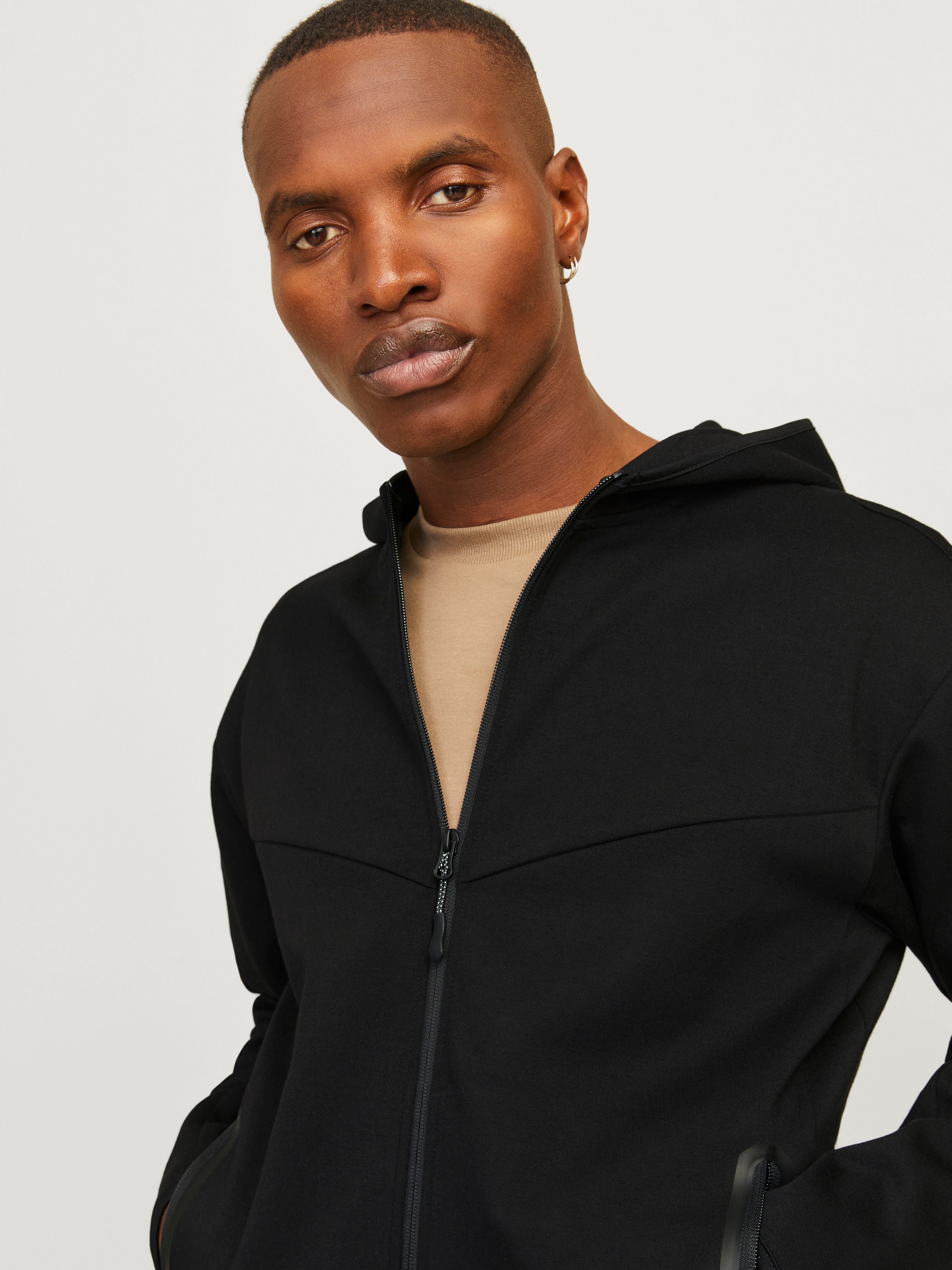 Jack & Jones Herren Hoodie Kapuzenpullover JCOFUSION SWEAT ZIP HOOD - Regul günstig online kaufen