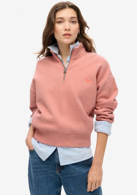 Superdry Sweatshirt ESSENTIAL HALF ZIP SWEATSHIRT günstig online kaufen