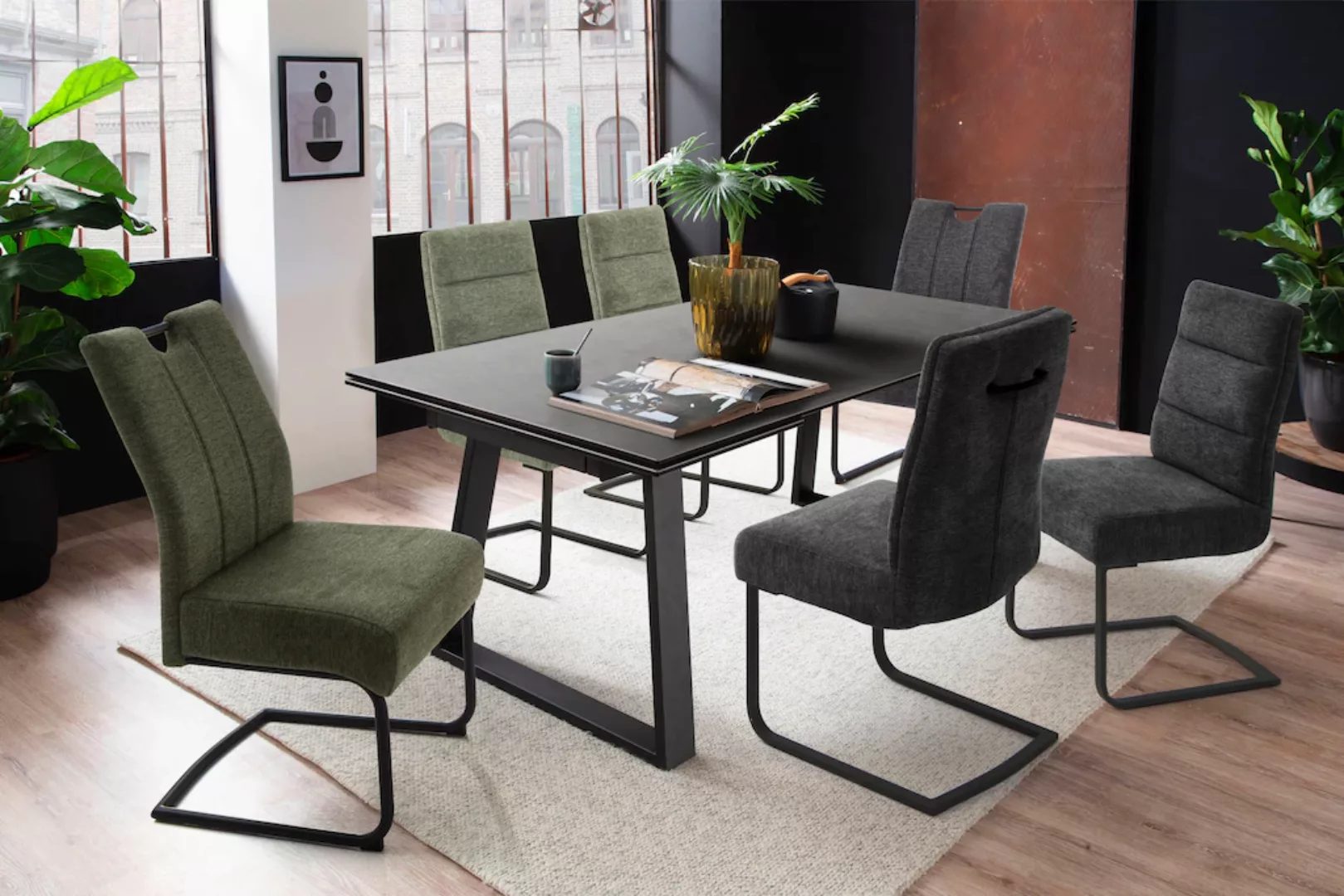 MCA furniture Esszimmerstuhl "LIMASSOL", Chenille günstig online kaufen