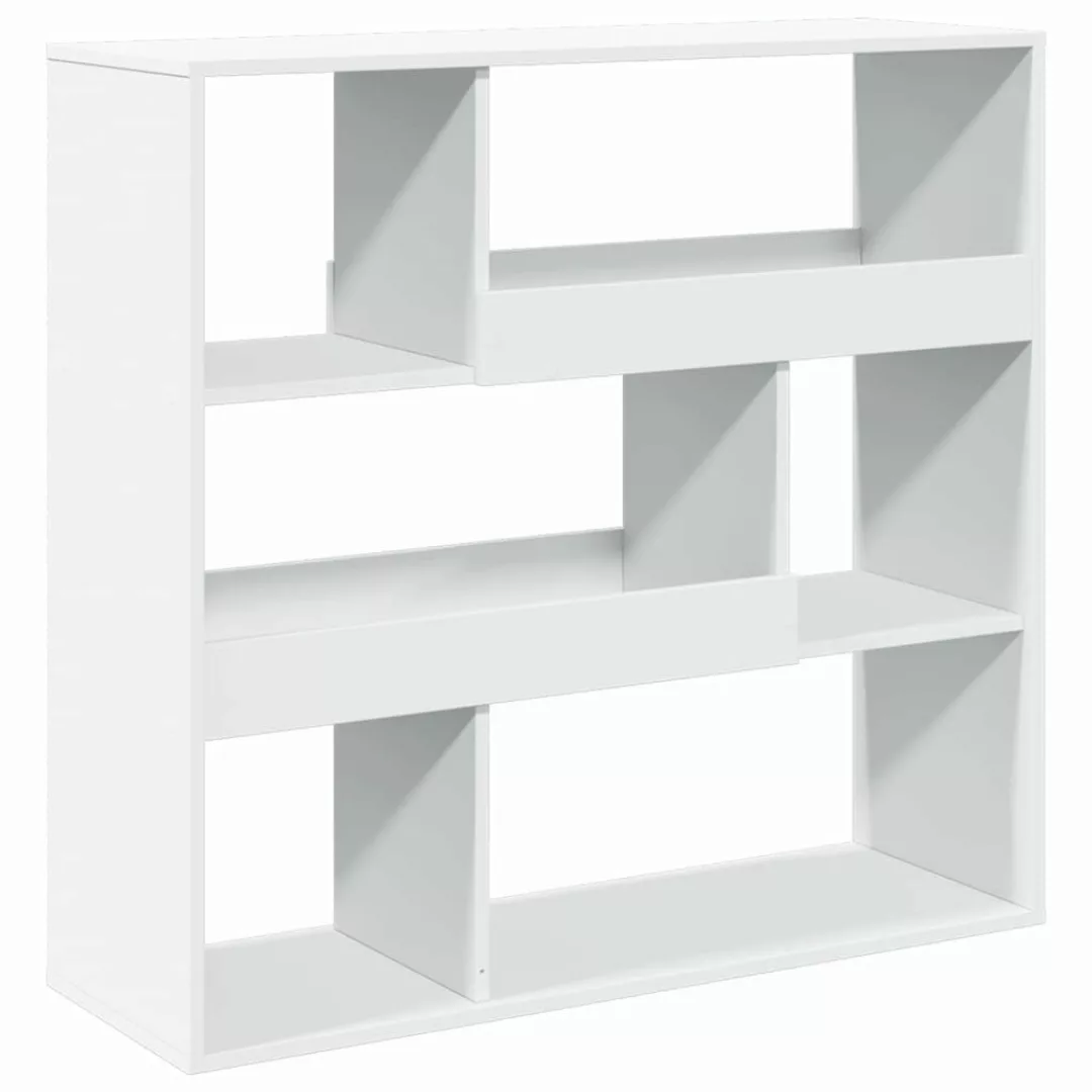 vidaXL Bücherregal Raumteiler Weiß 100x33x94,5 cm günstig online kaufen