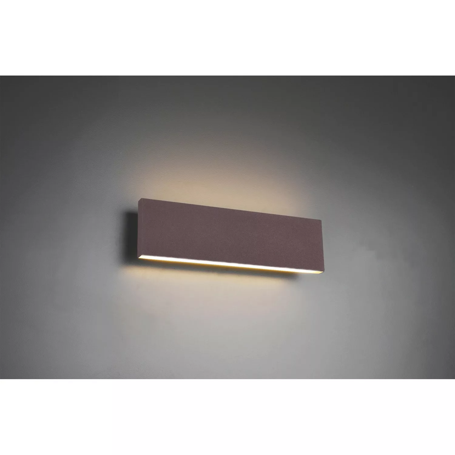 Trio LED-Wandlampe Concha rostfarbig 2-flammig 6 W günstig online kaufen
