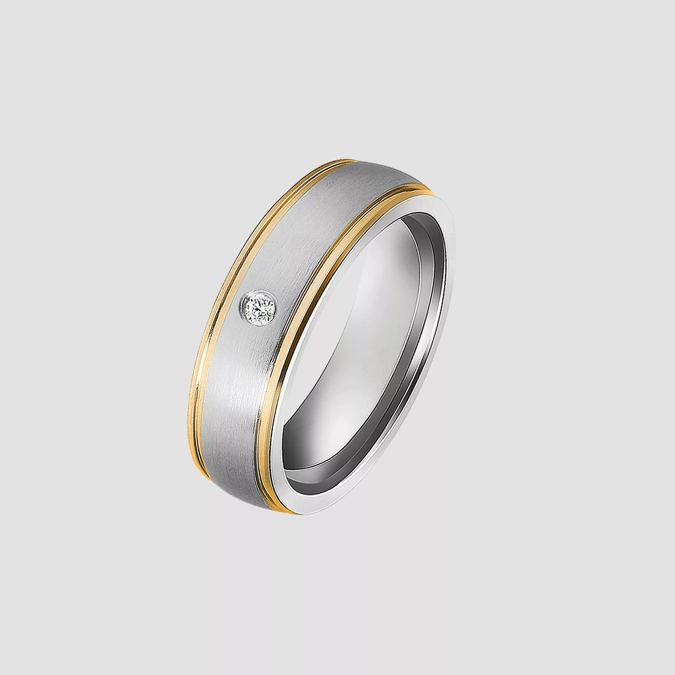 AKZENT Fingerring Deep Breath aus Edelstahl, günstig online kaufen