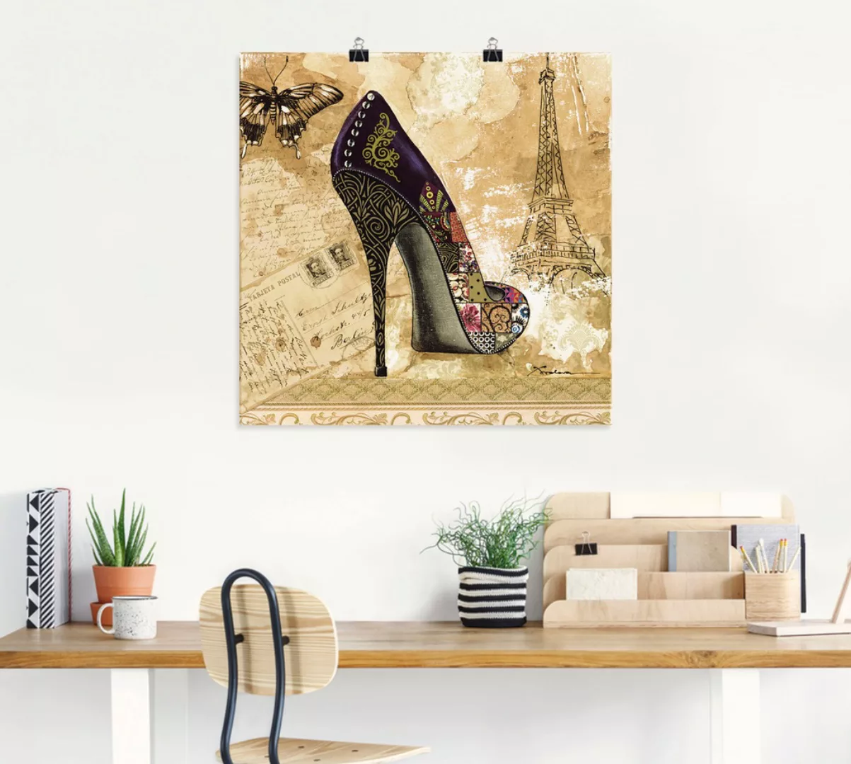 Artland Wandbild "Veränderliche Zeiten IV - Stiletto", Modebilder, (1 St.), günstig online kaufen