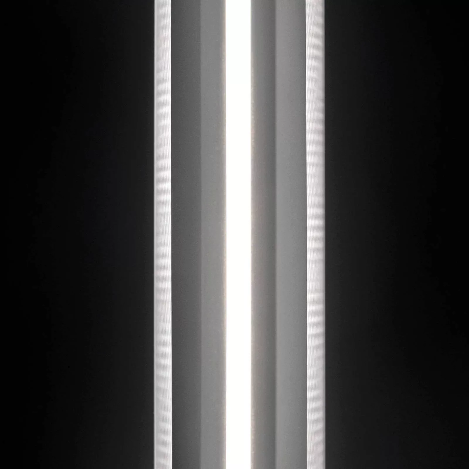 Slamp LED-Stehleuchte Modula linear, plissé, hellgrau günstig online kaufen