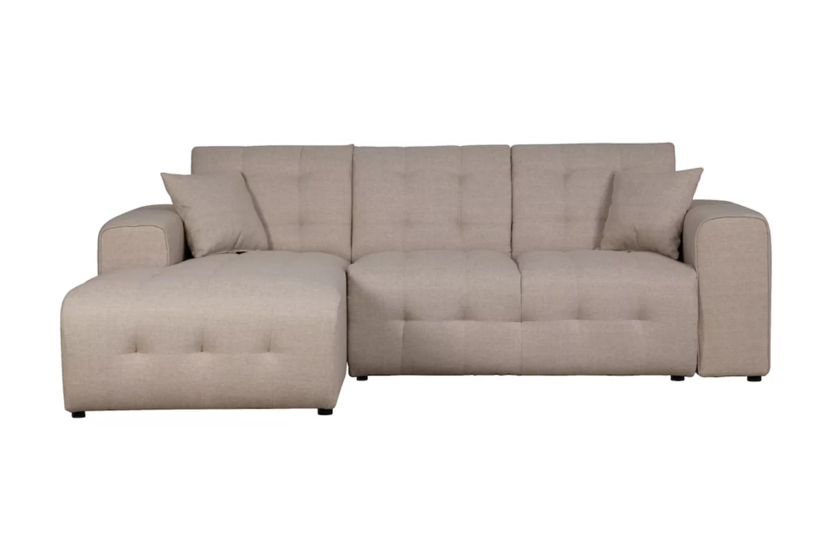 Home affaire Ecksofa »Nosia L-Form«, incl. 2 Zierkissen, mit feiner Steppun günstig online kaufen